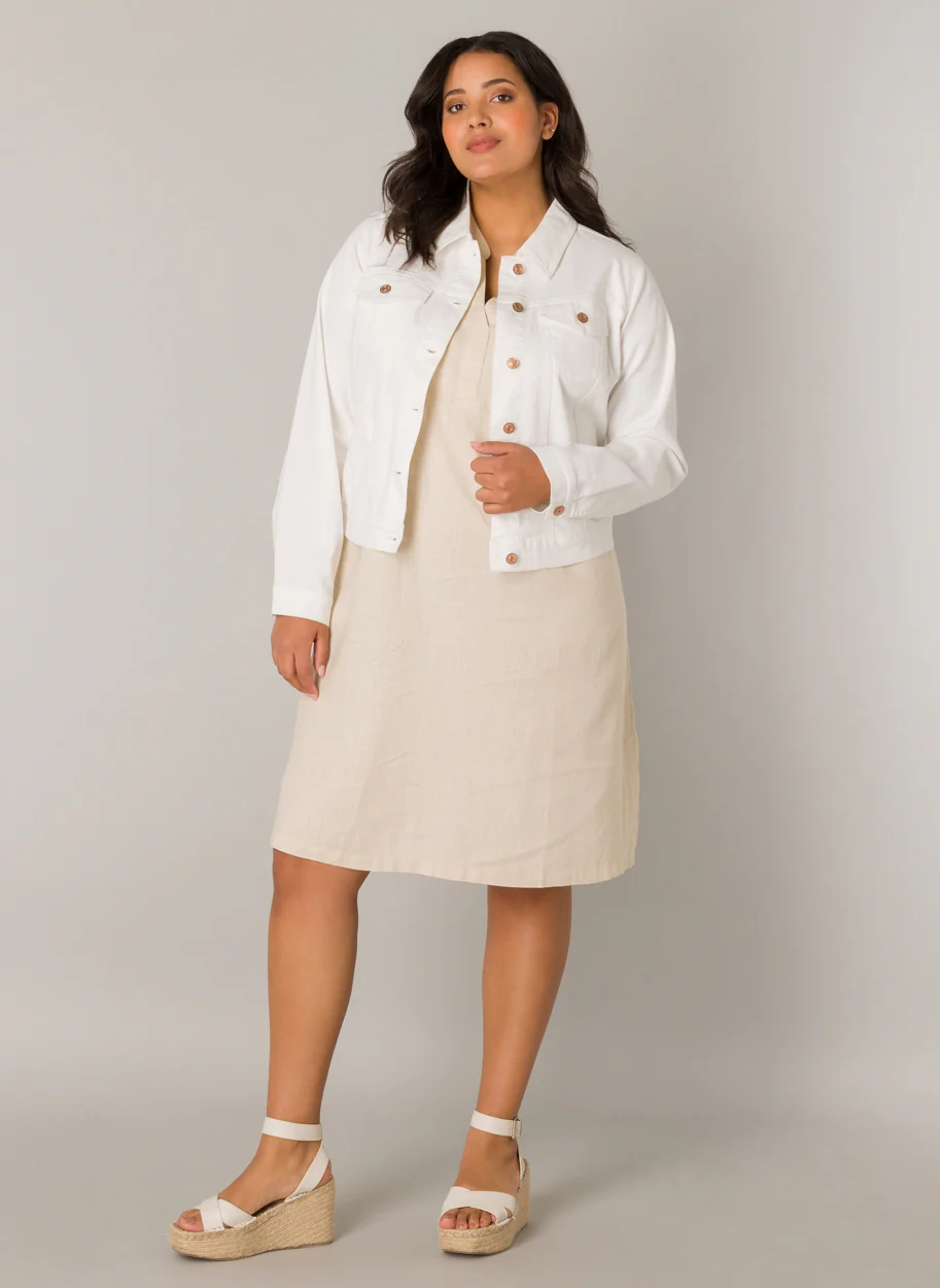 Base level curvy Blazer 7000095 001 white