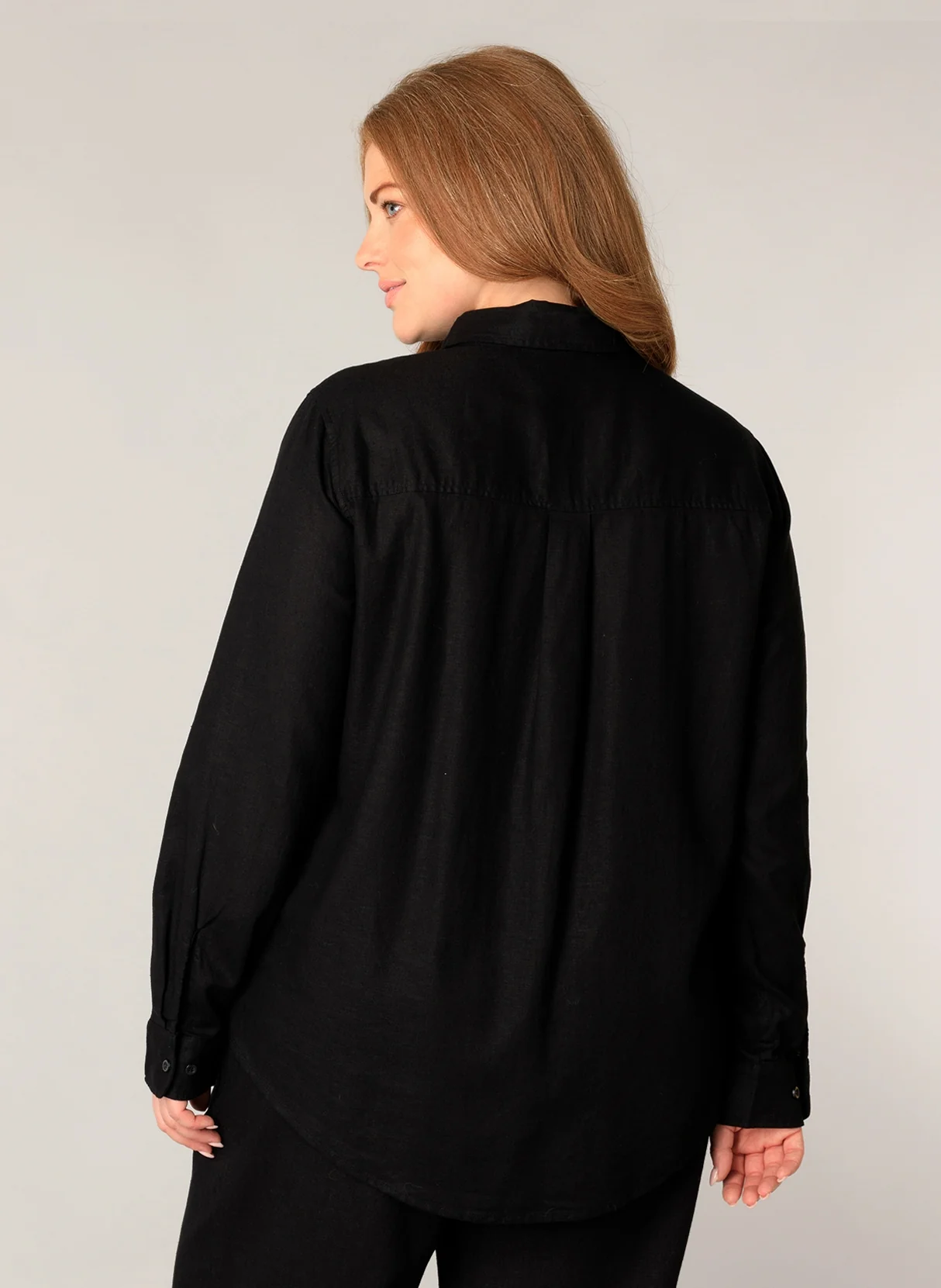 Base level curvy Blouse 7000087 1000 Black - Image 7