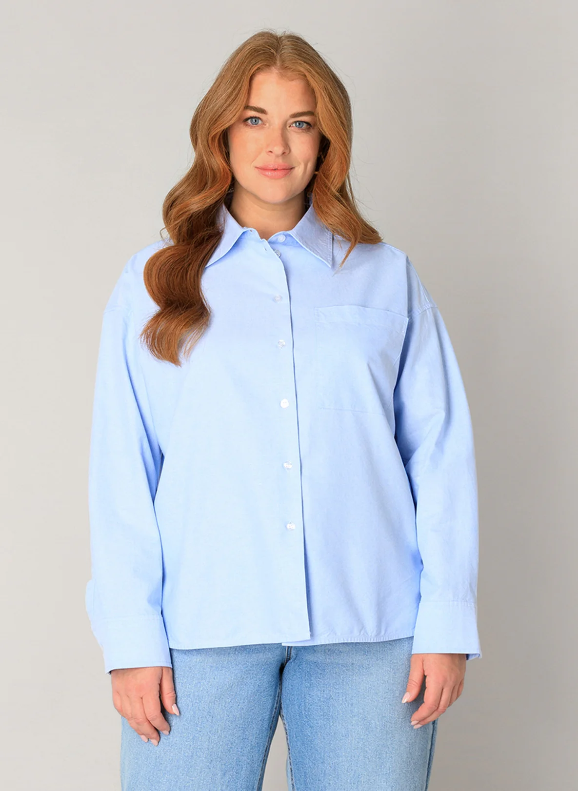 Base level curvy Blouse 7000128 2030 light blue - Image 3