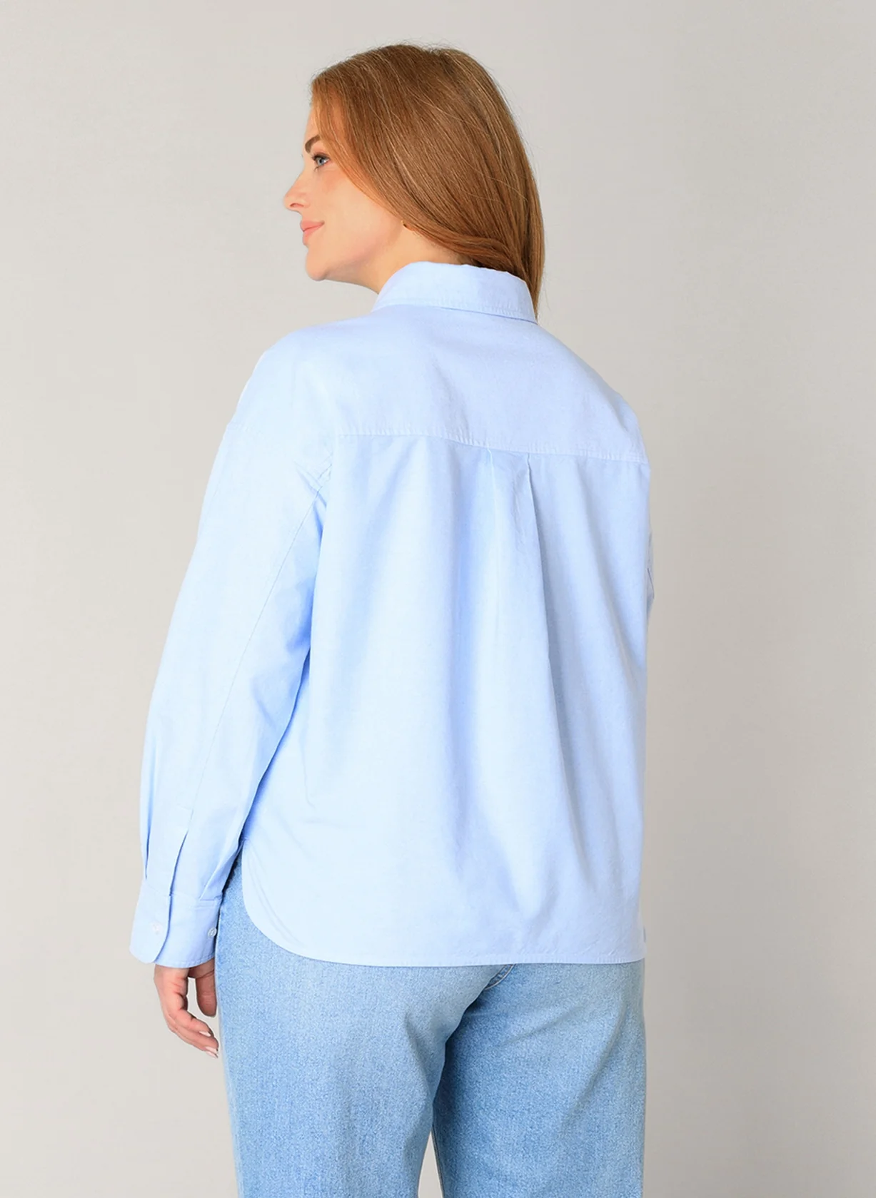 Base level curvy Blouse 7000128 2030 light blue - Image 4
