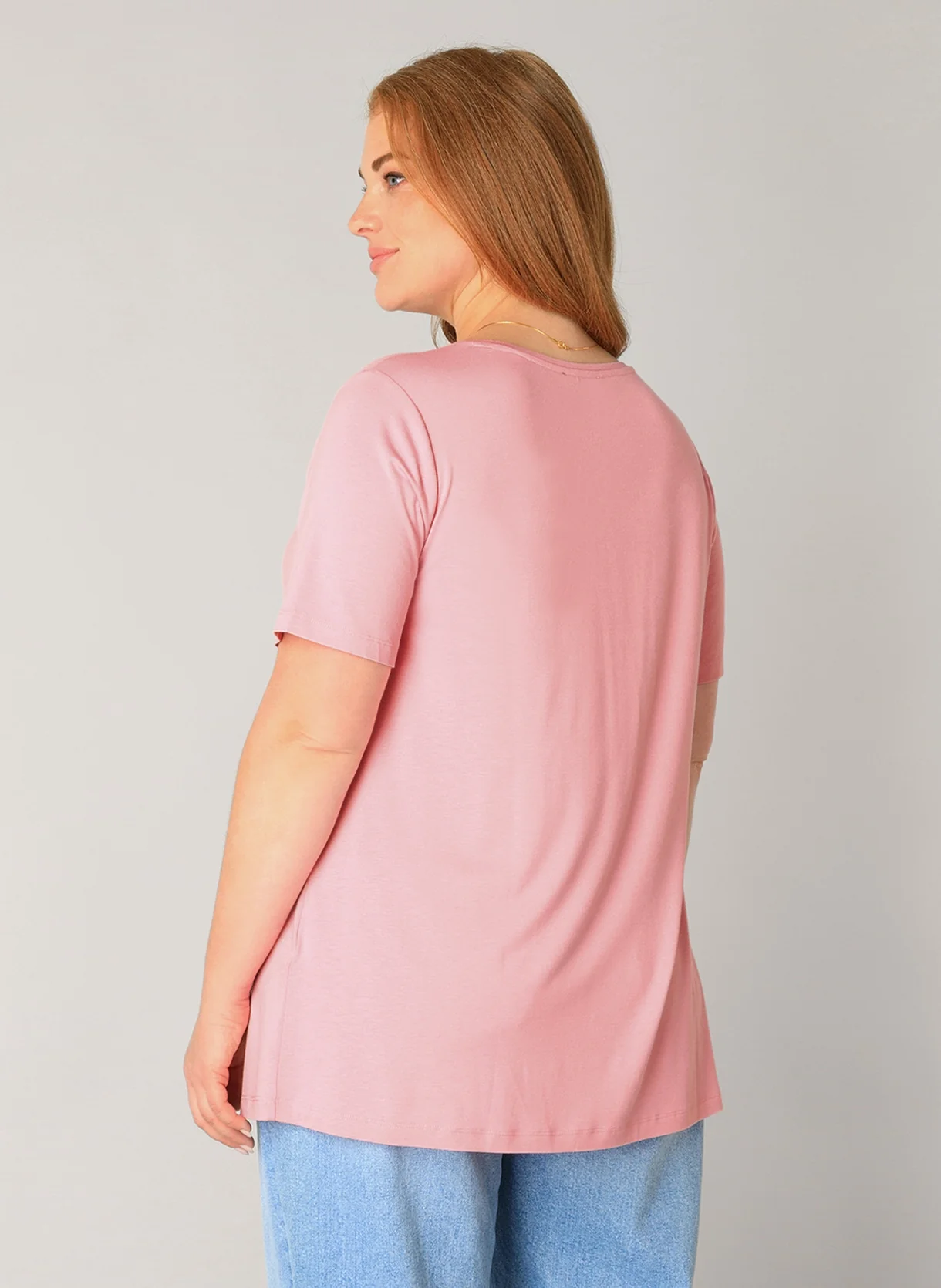 Base level curvy T-Shirt 7000018 7010 soft pink - Image 4