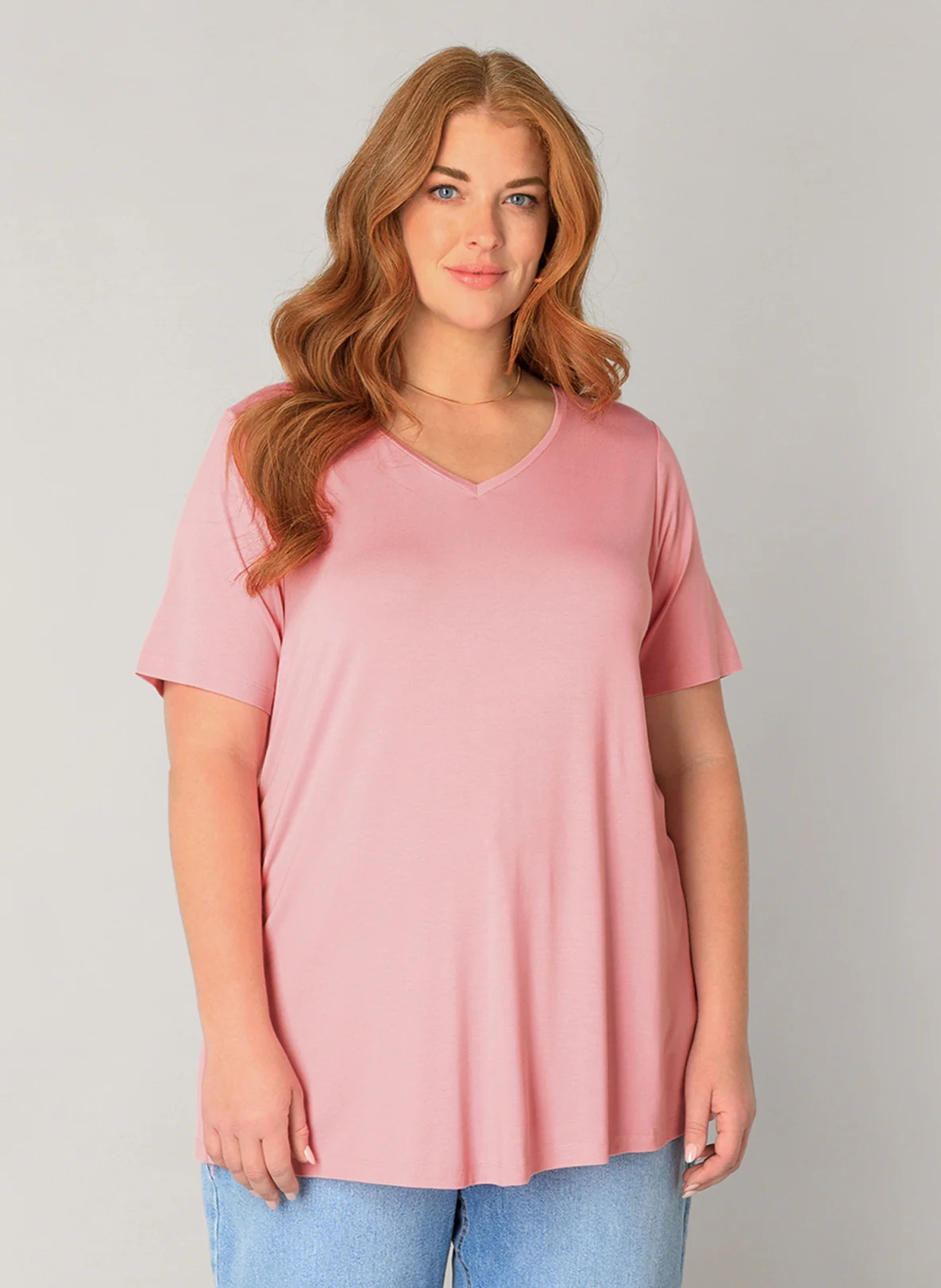 Base level curvy T-Shirt 7000018 7010 soft pink - Image 8