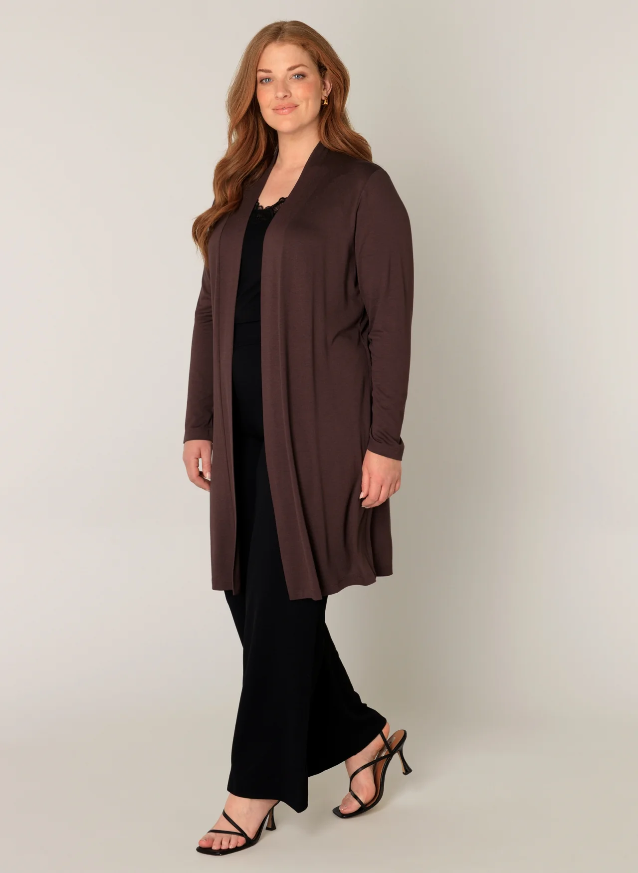 Base level curvy Vest 7000001 Brown - Image 3