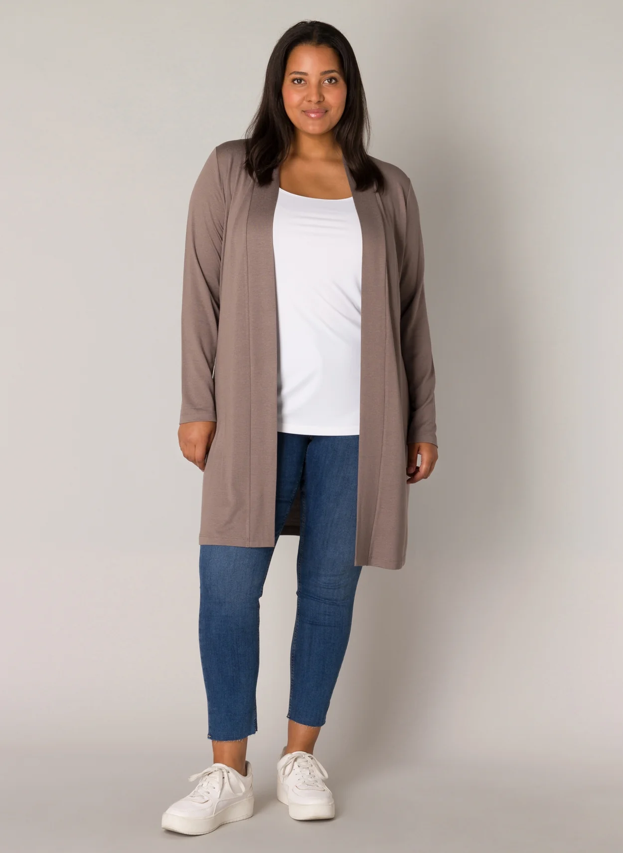 Base level curvy Vest 7000001 9043 Dark Taupe - Image 6