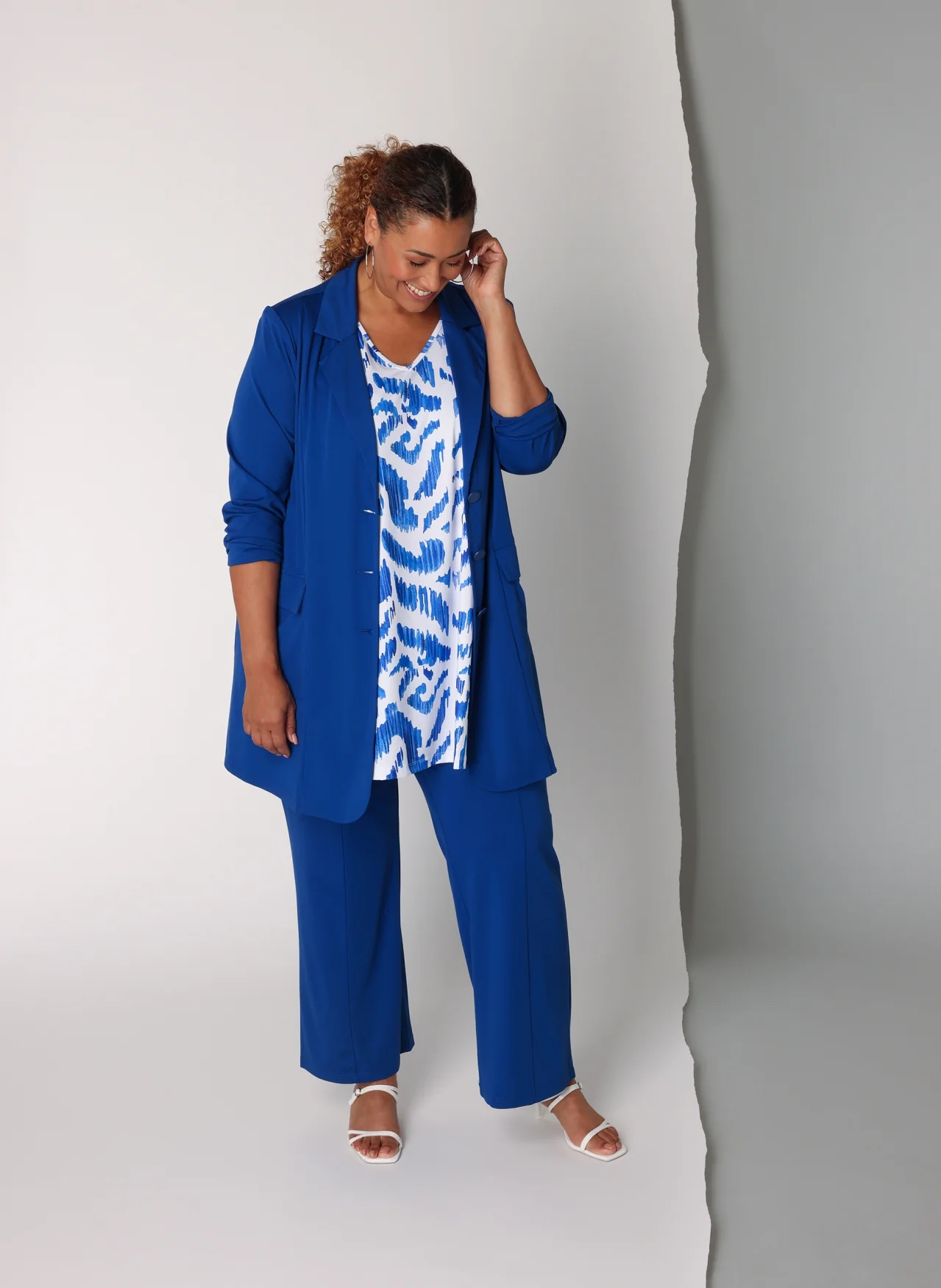 Colletta TOP BASIS 9000690 2990 blue/multi-colour - Image 5