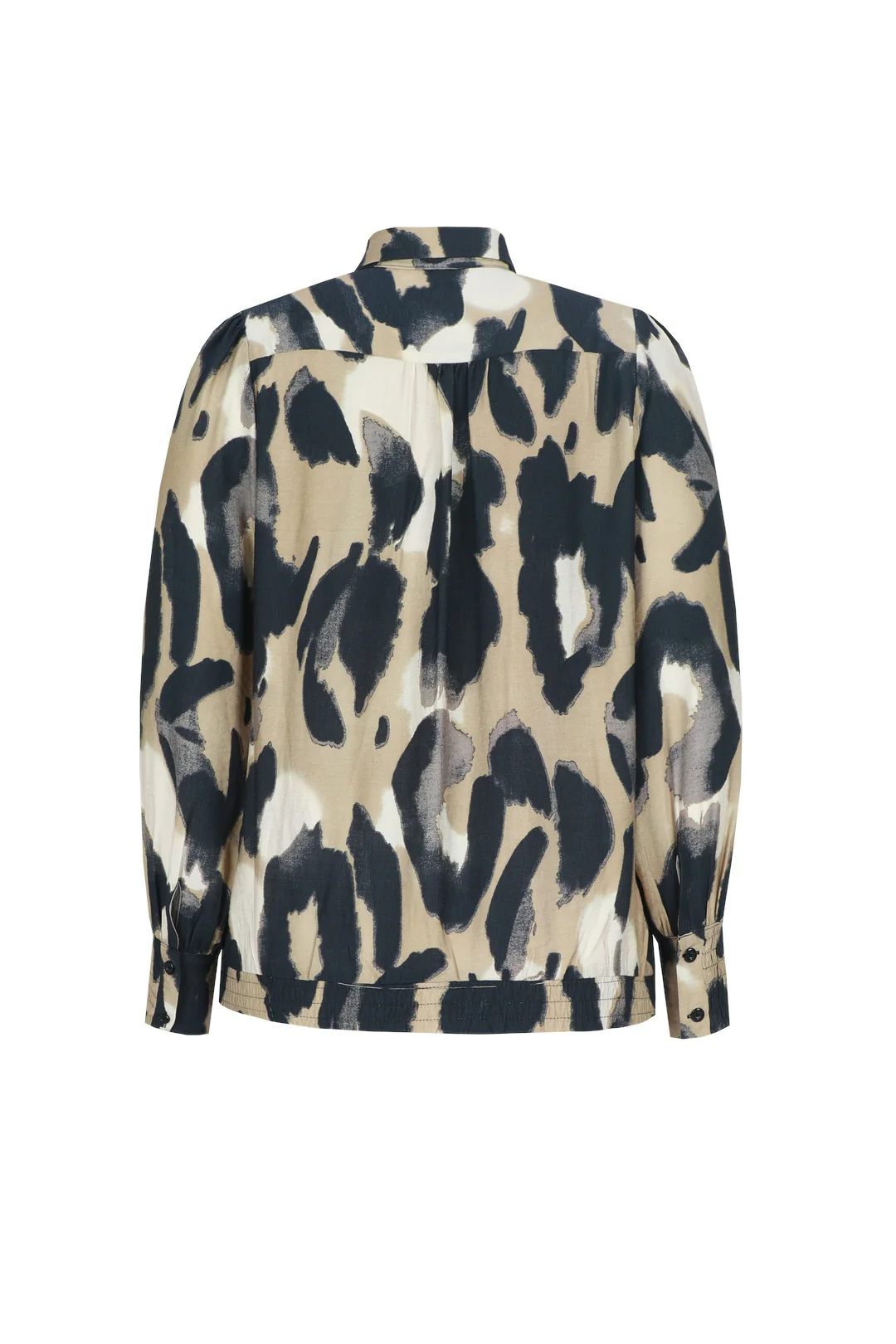 Exxcellent Blouse 26VQE02 001502 black/khaki - Image 2