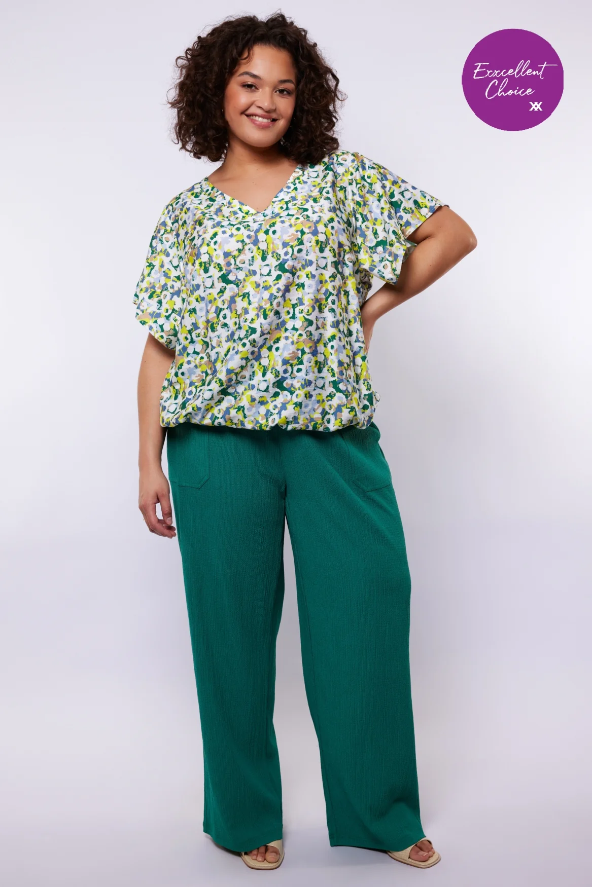 Exxcellent Pantalon 26ZFZE08 762 vintage green - Image 8