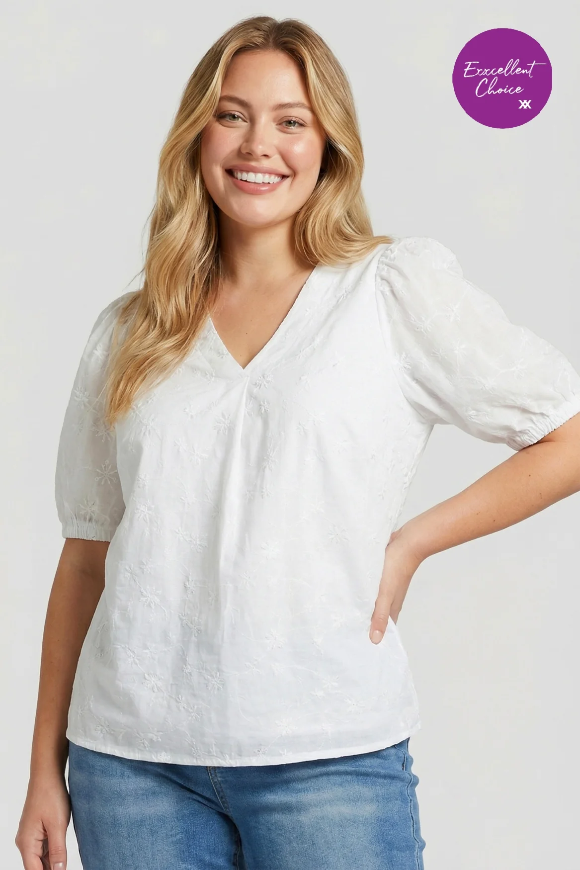 Exxcellent TOP BASIS 26ZFBE10 011 offwhite