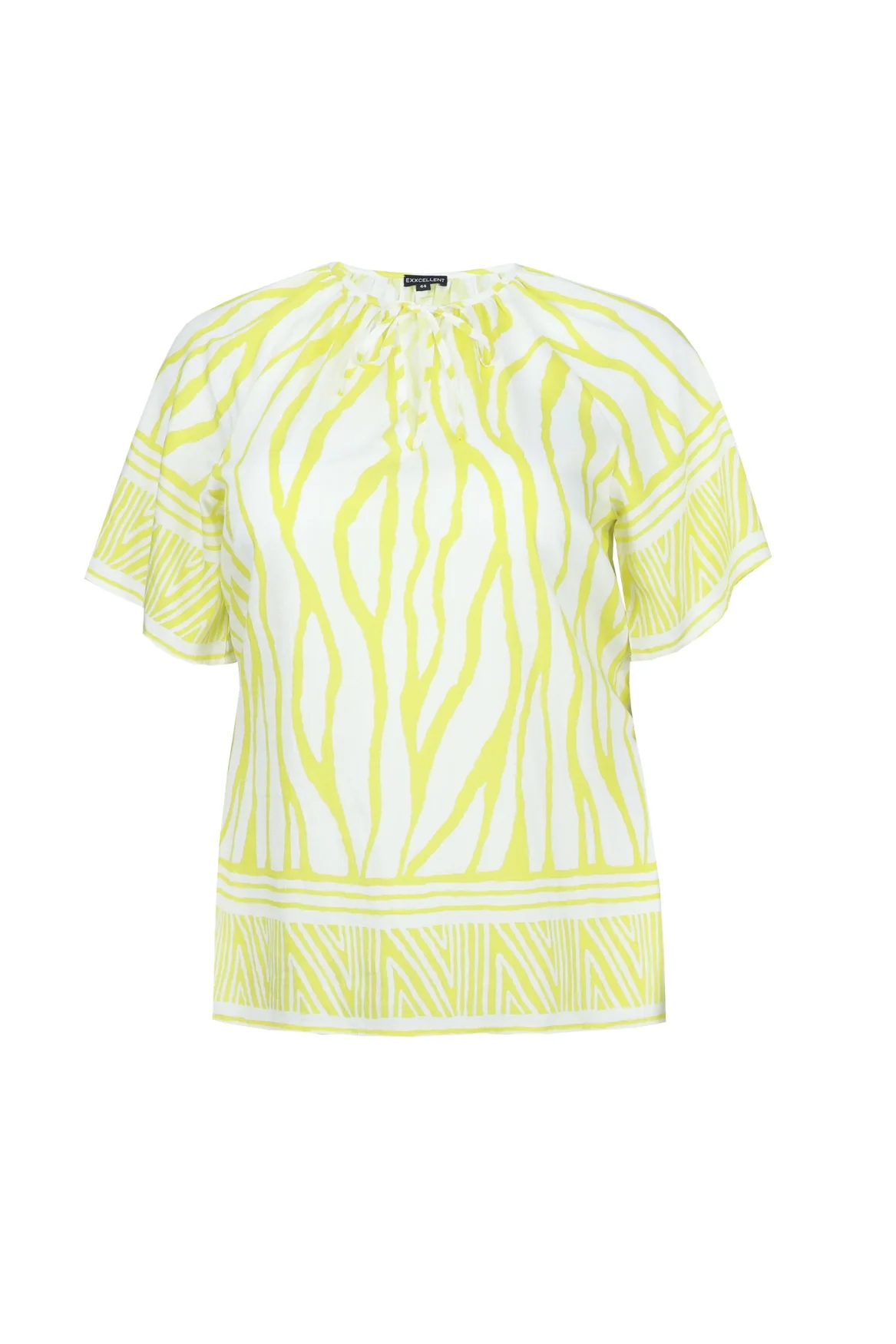 Exxcellent TOP BASIS 26ZFQE03 011112 offwhite/cyber lime - Image 4