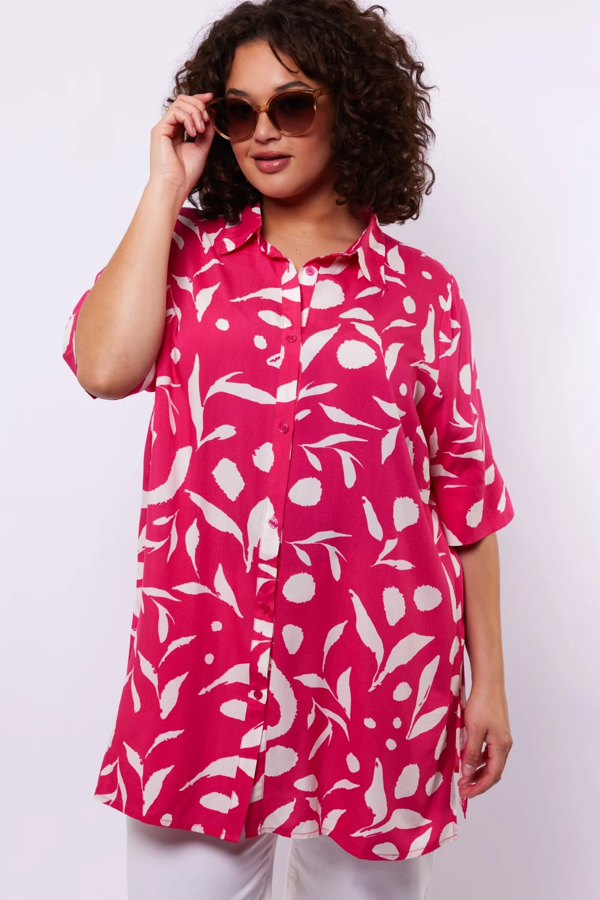 Exxcellent Tuniek 26ZFBE08 011344 offwhite/berry fuchsia - Image 2