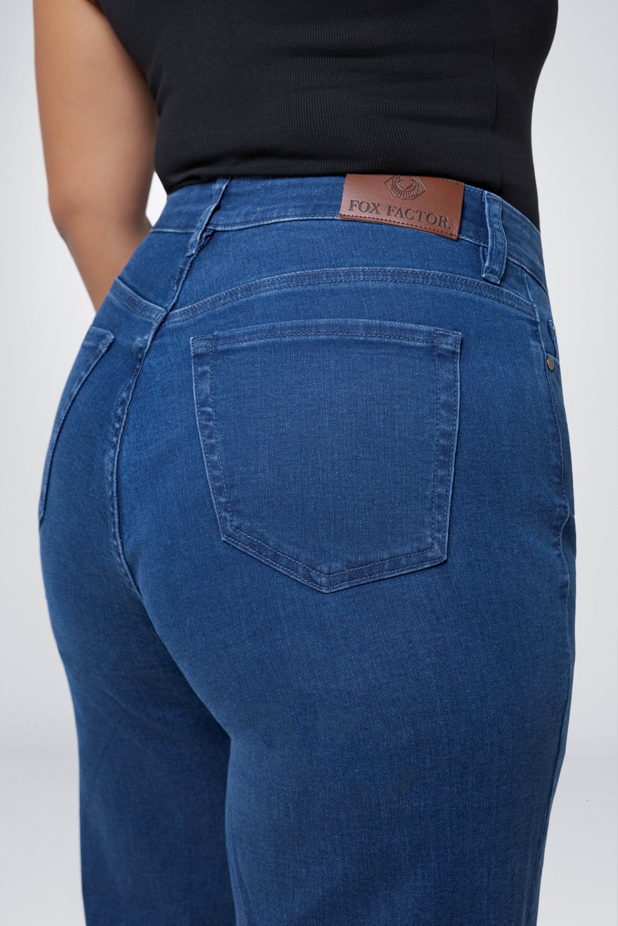 FOX Factor Jeans FFDIXCATBLU 502 - Image 6