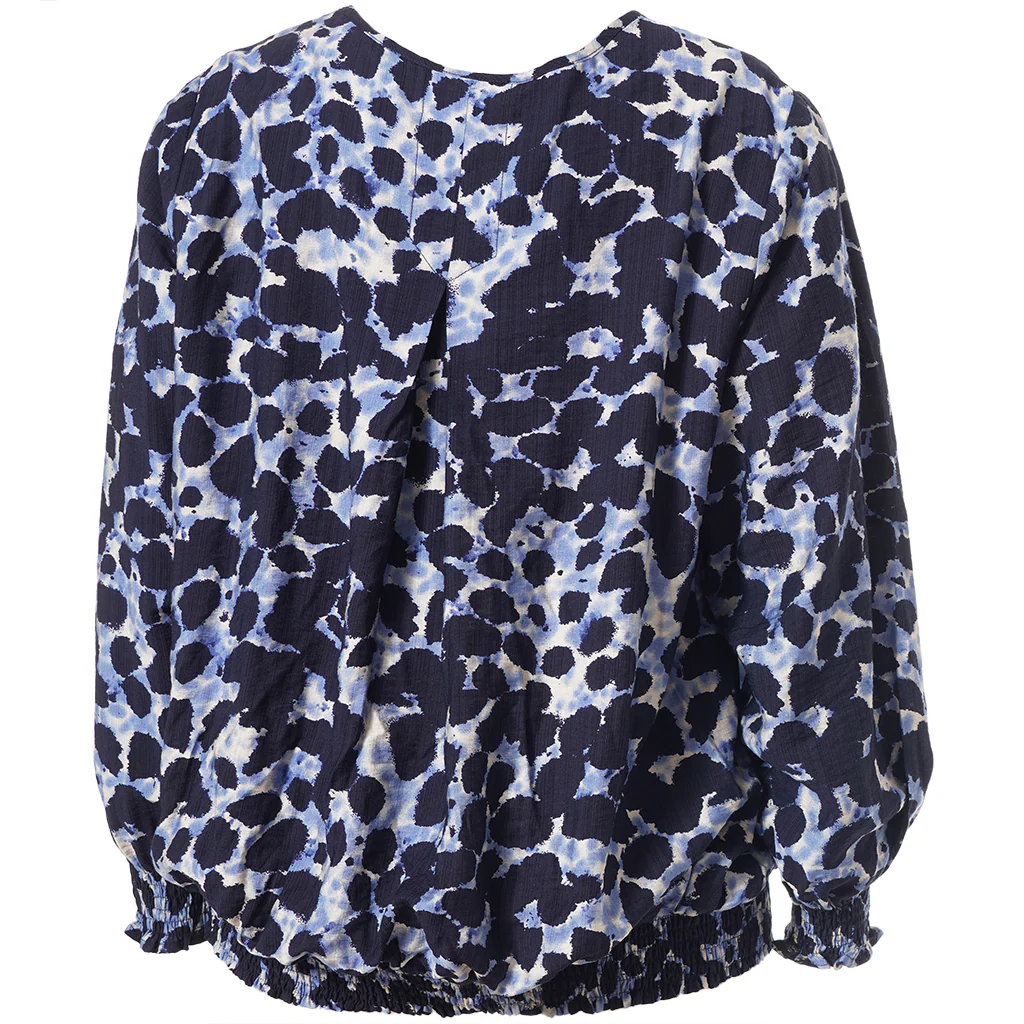 Gozzip Blouse G261003 BLUE SPORTS - Image 3