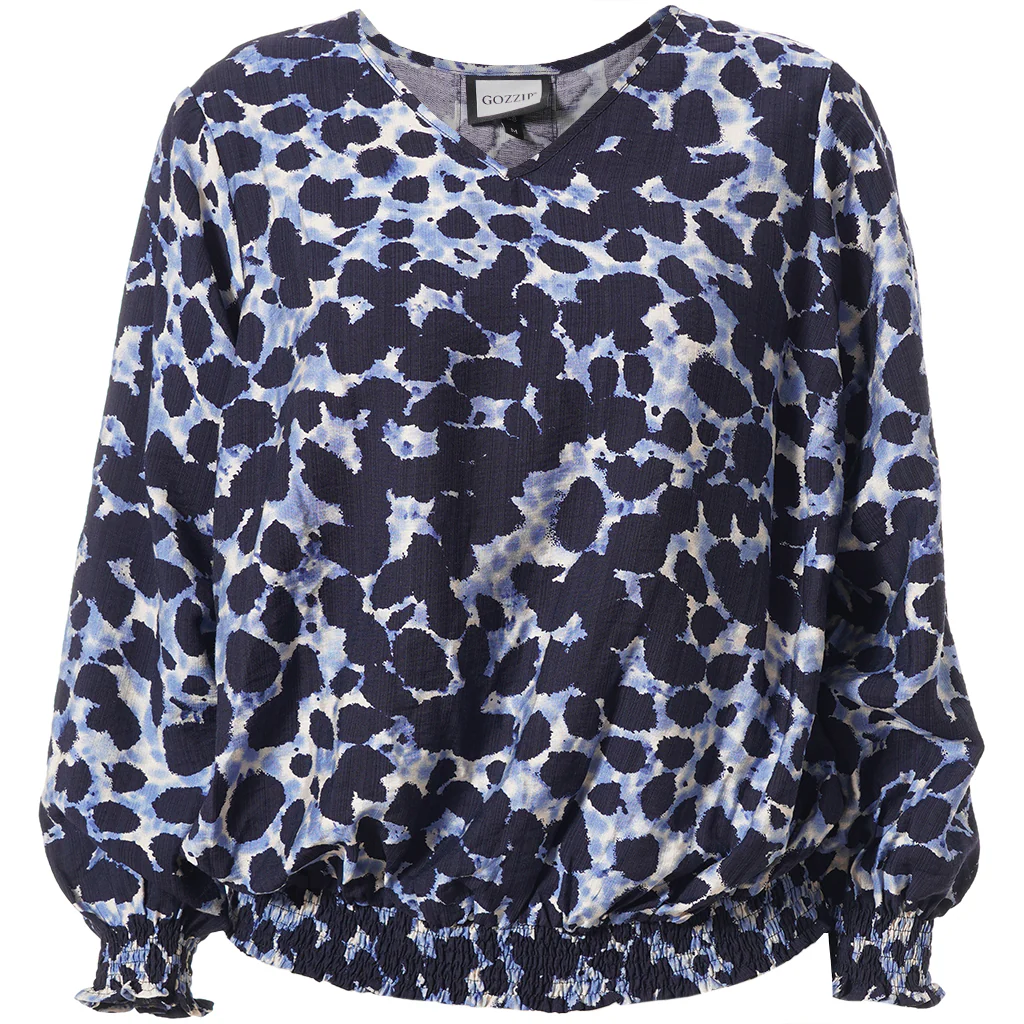 Gozzip Blouse G261003 BLUE SPORTS - Image 7