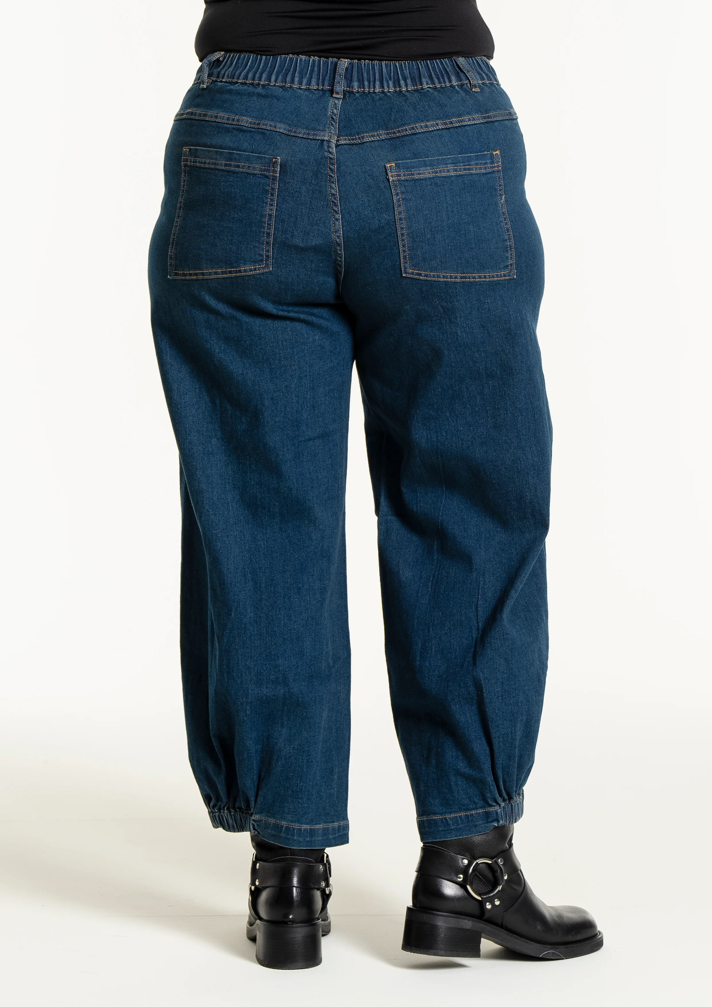 Gozzip Broek 9904-1 Dark blue denim - Image 7