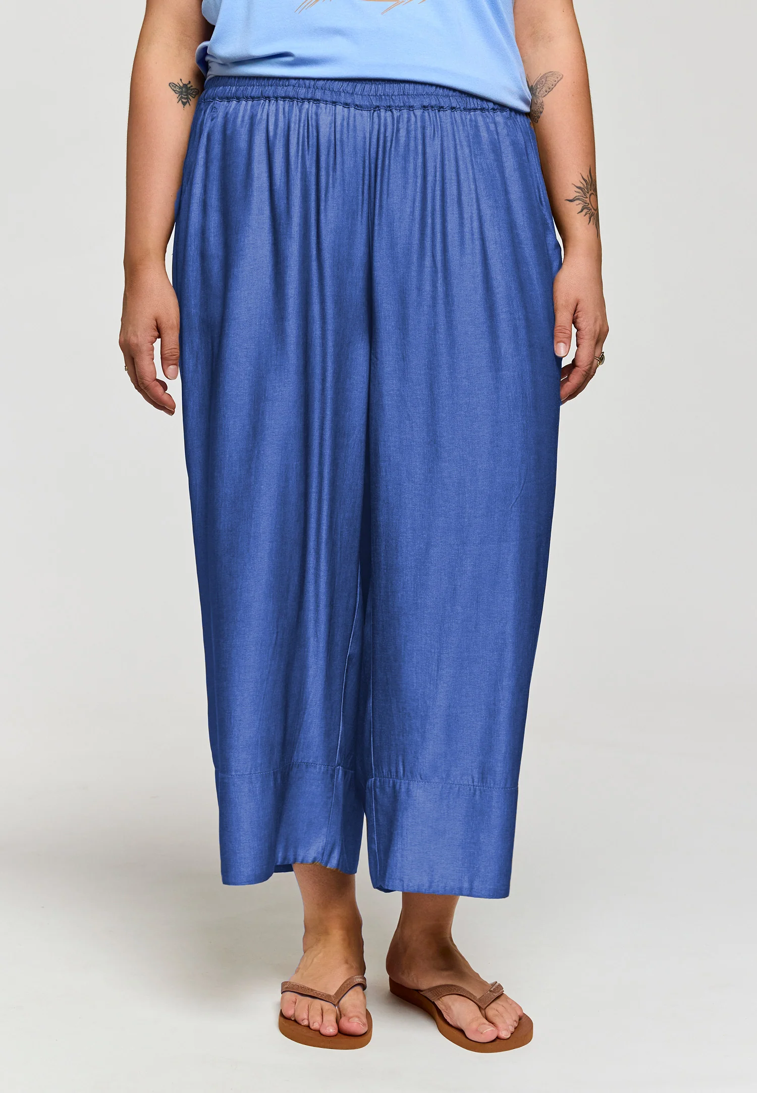 Gozzip Broek G263015 Blue denim look - Image 3