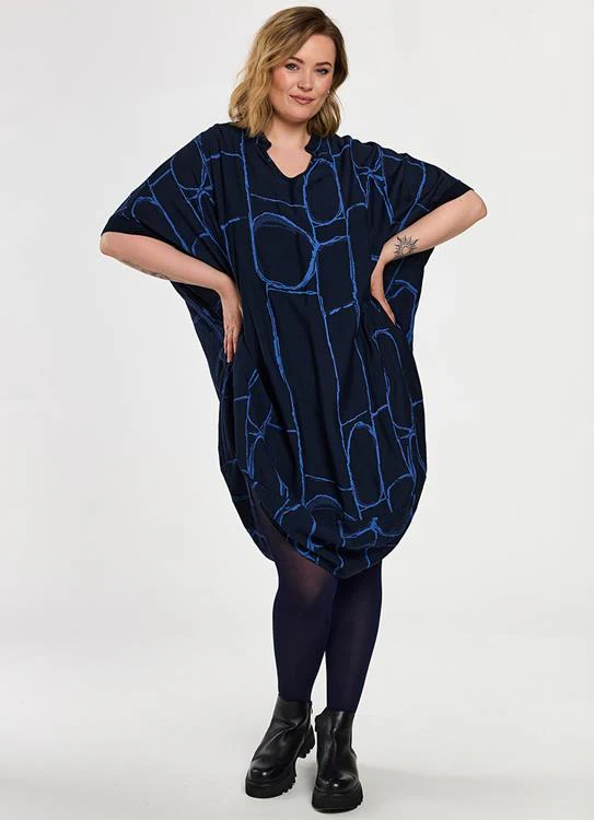 Gozzip Jurk G261014 NAVY