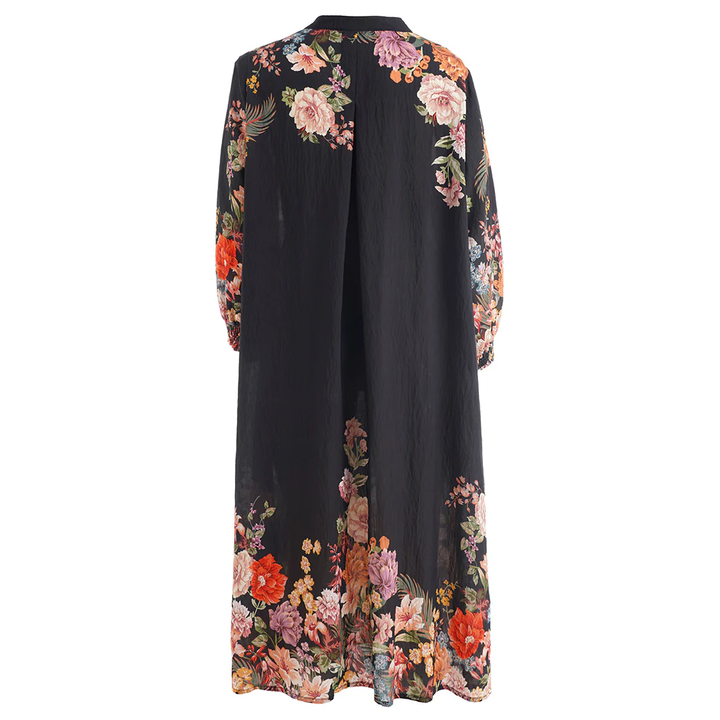 Gozzip Jurk G264005 Black with rose fall board - Image 3