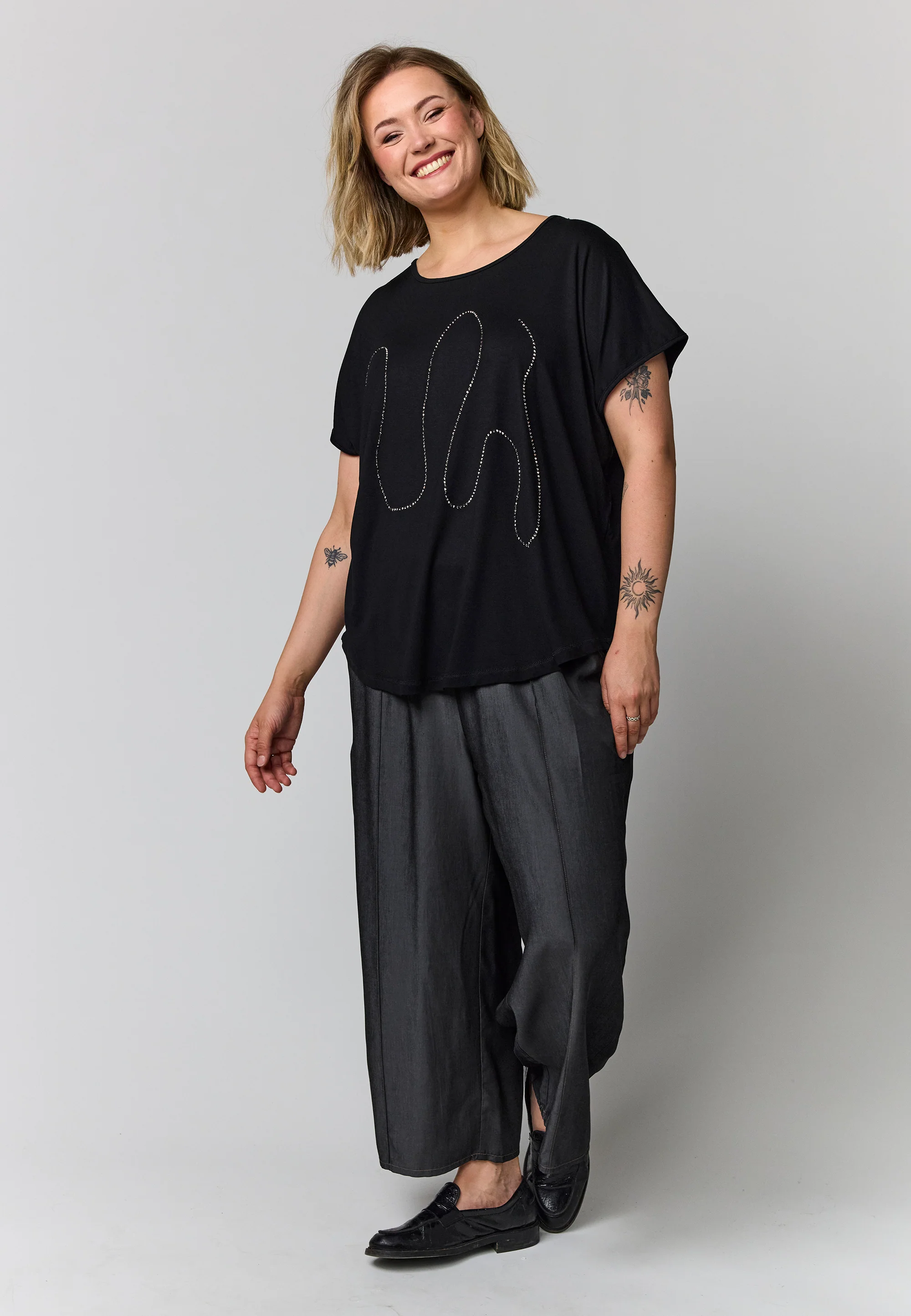 Gozzip T-Shirt G264015 Black - Image 4