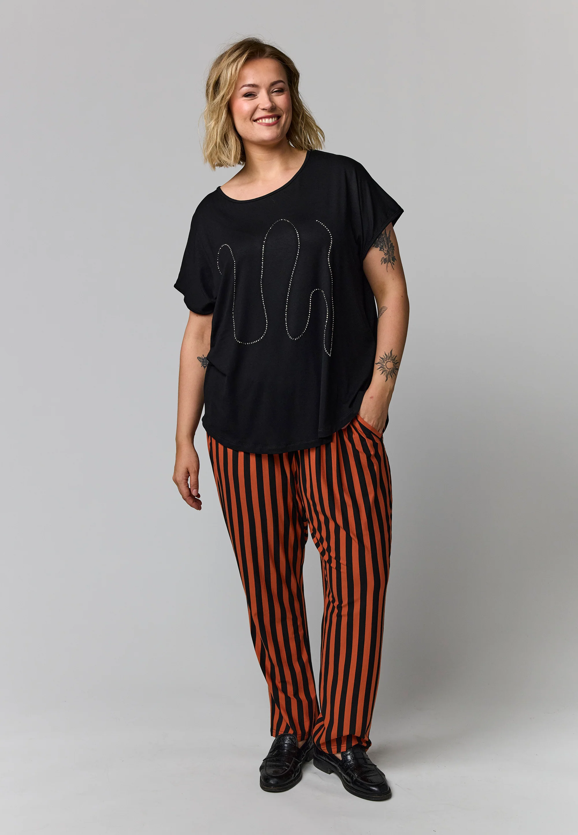 Gozzip T-Shirt G264015 Black - Image 5