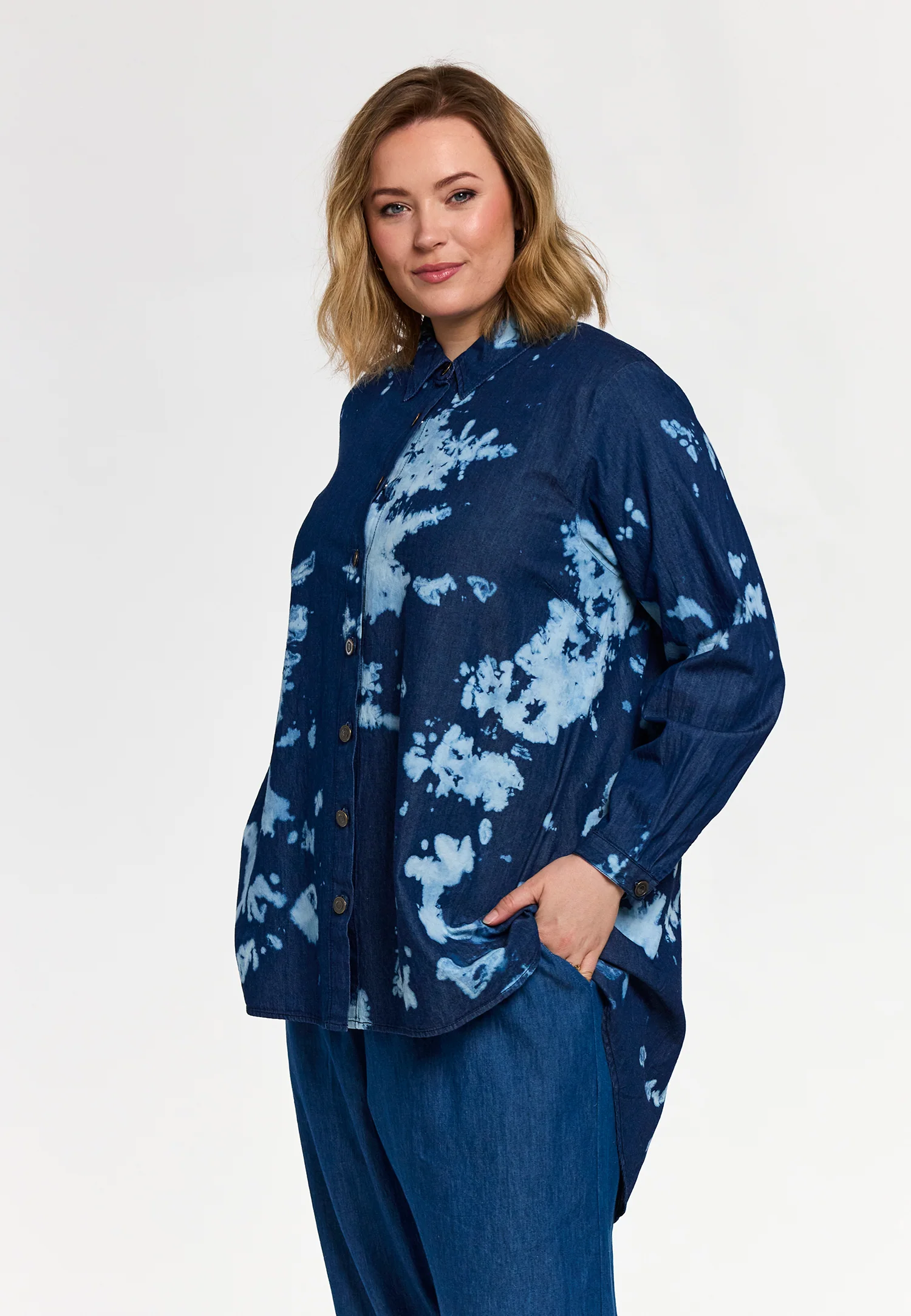 Gozzip Tuniek G261051 Printed denim - Image 5