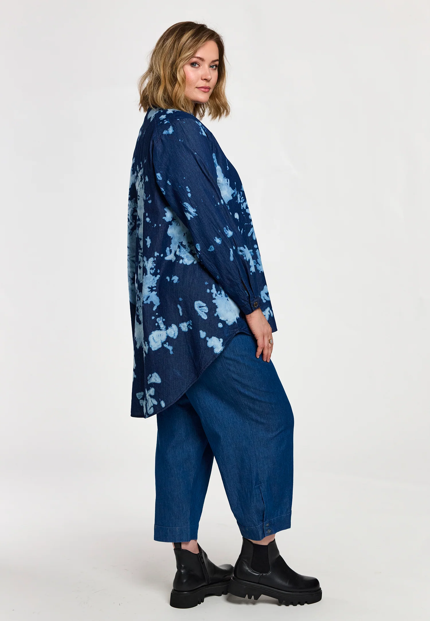 Gozzip Tuniek G261051 Printed denim - Image 6