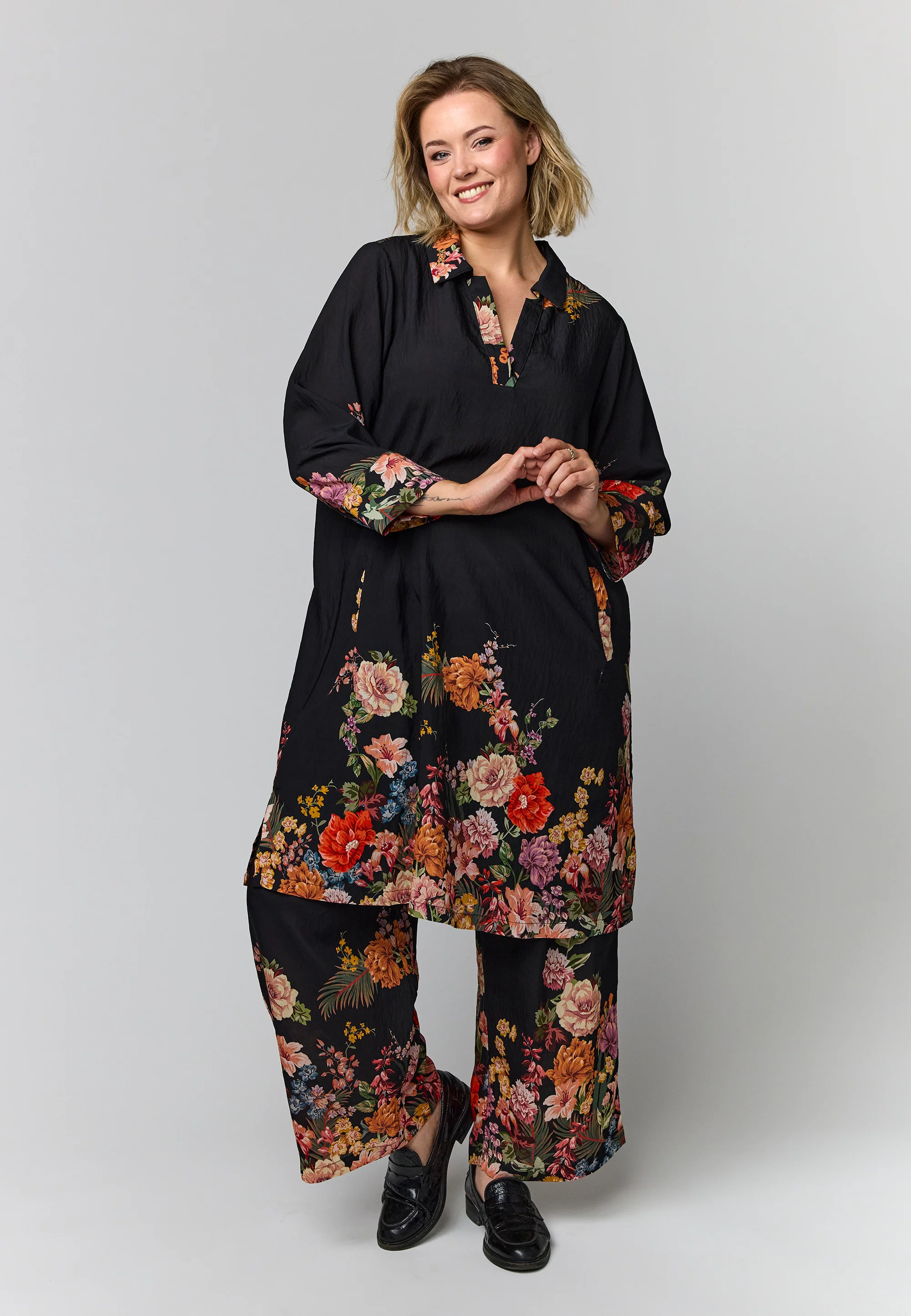 Gozzip Tuniek G264004 Black with rose fall board - Image 5