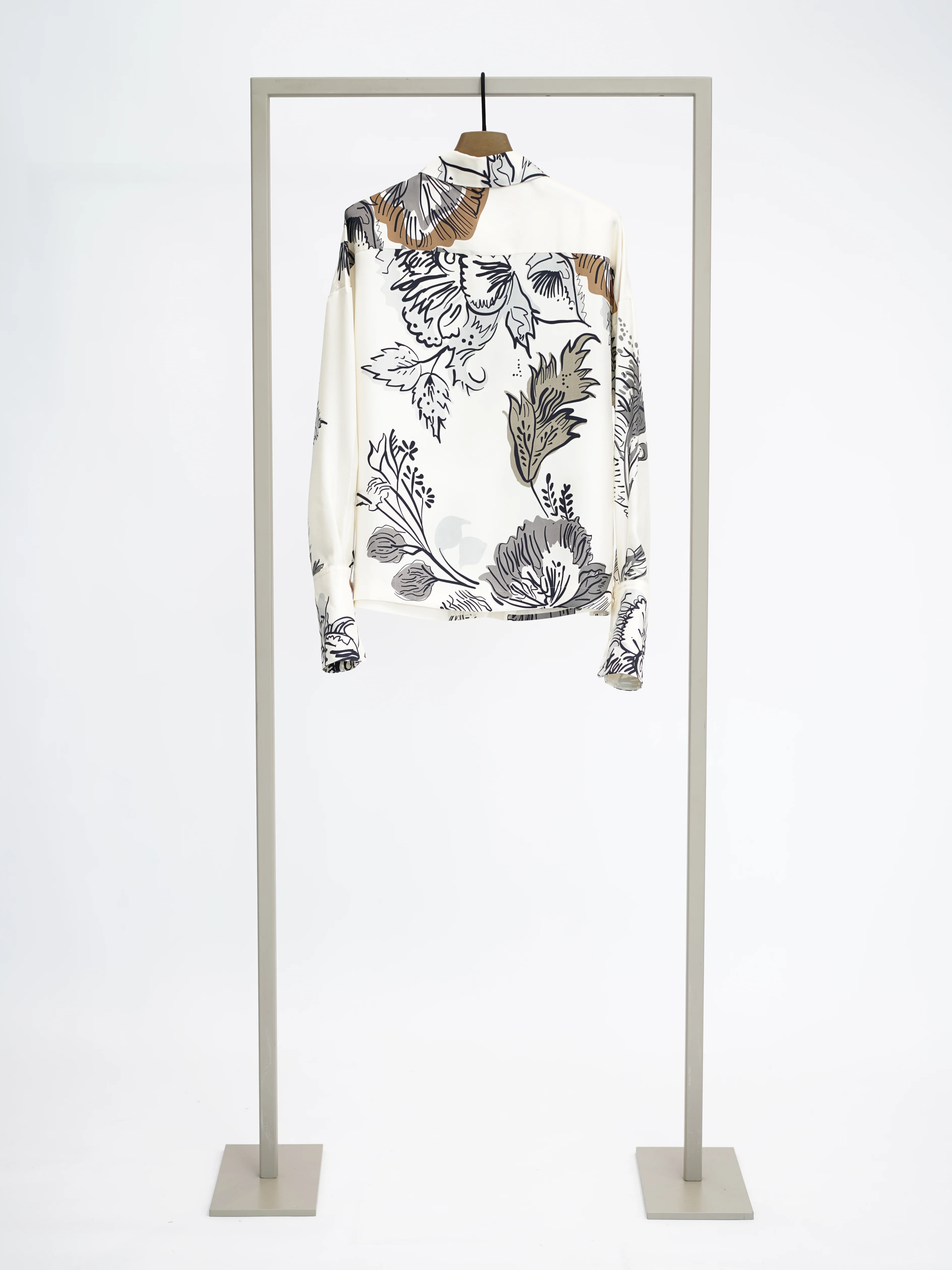 Herzens Blouse 25261-6190 261049 BURRO TAUPE MULTI - Image 8