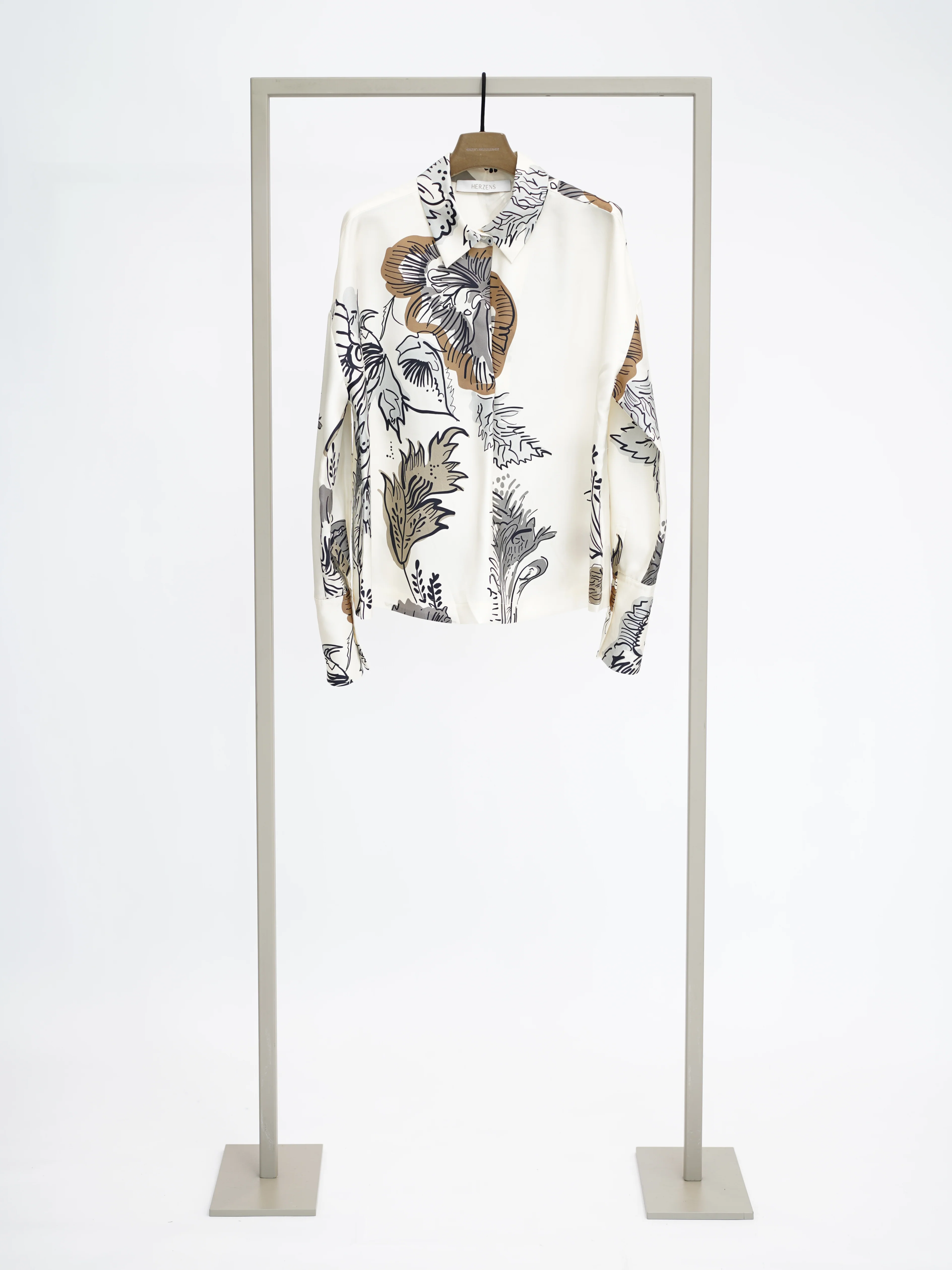 Herzens Blouse 25261-6190 261049 BURRO TAUPE MULTI - Image 9