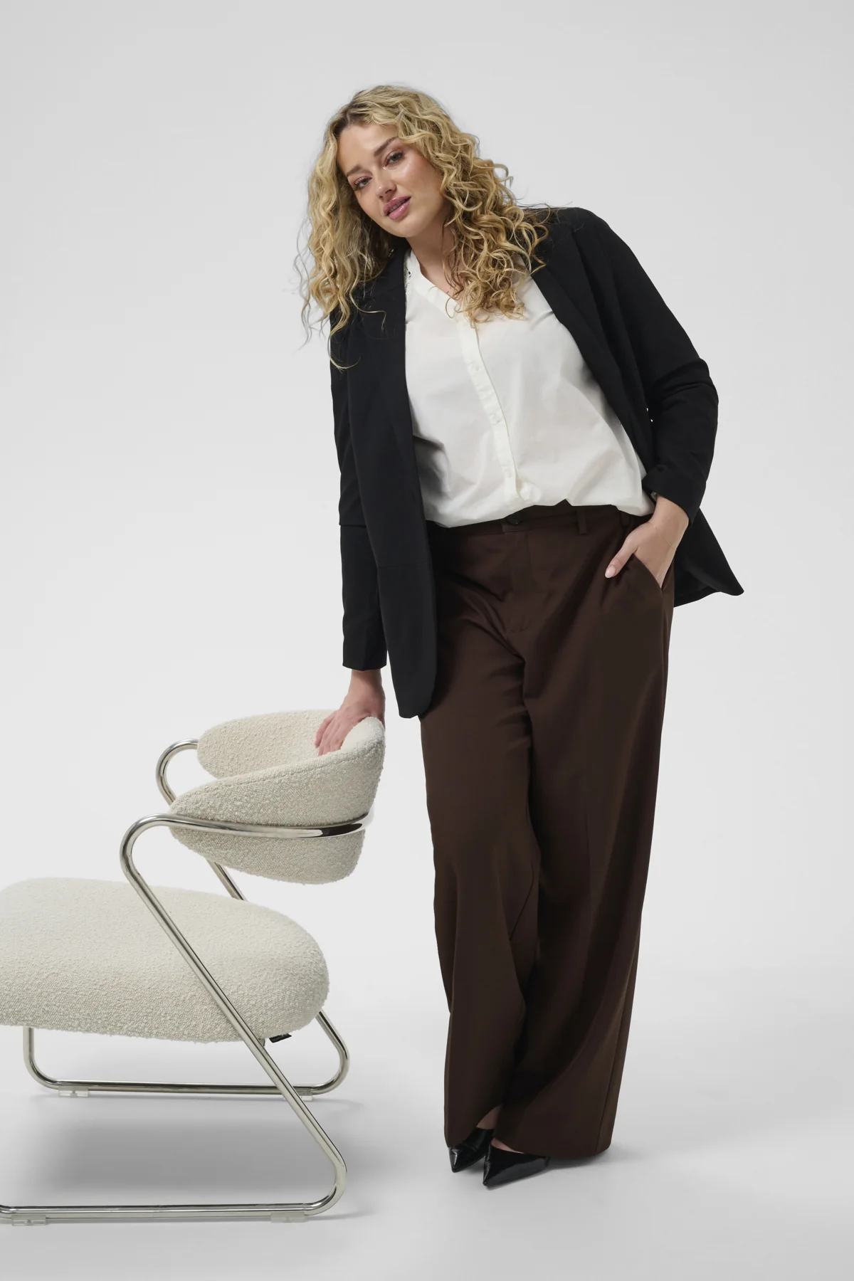 Kaffe curve Broek 10584284 190915 - Image 3