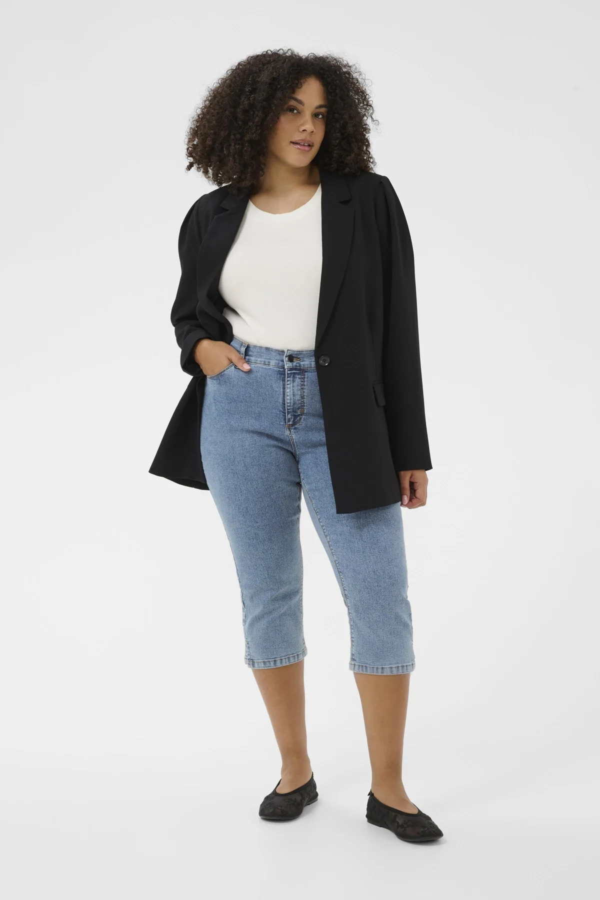 Kaffe curve Jeans 10584087 103166 - Image 3