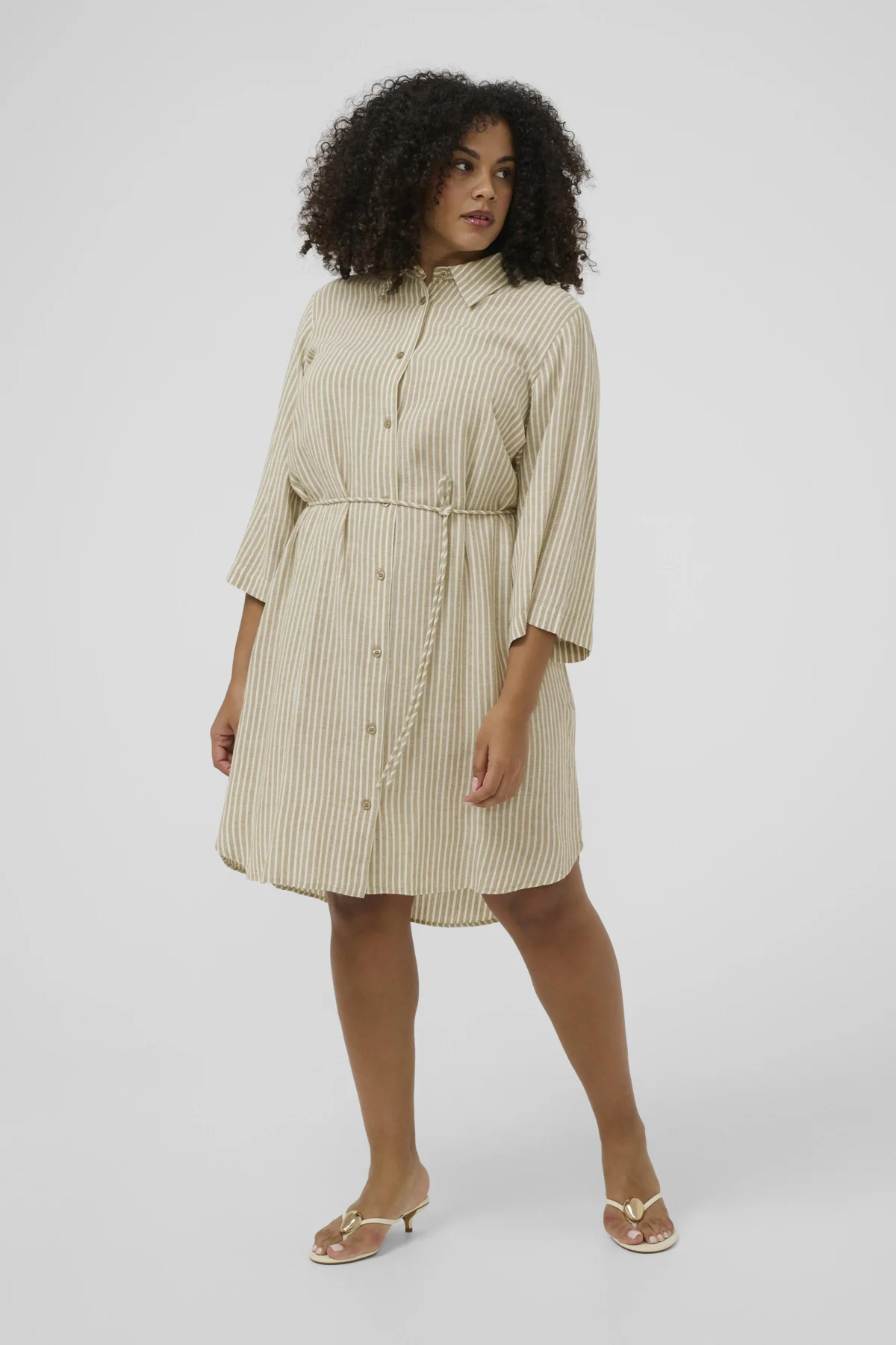 Kaffe curve Jurk 10584077 105466 - Image 3