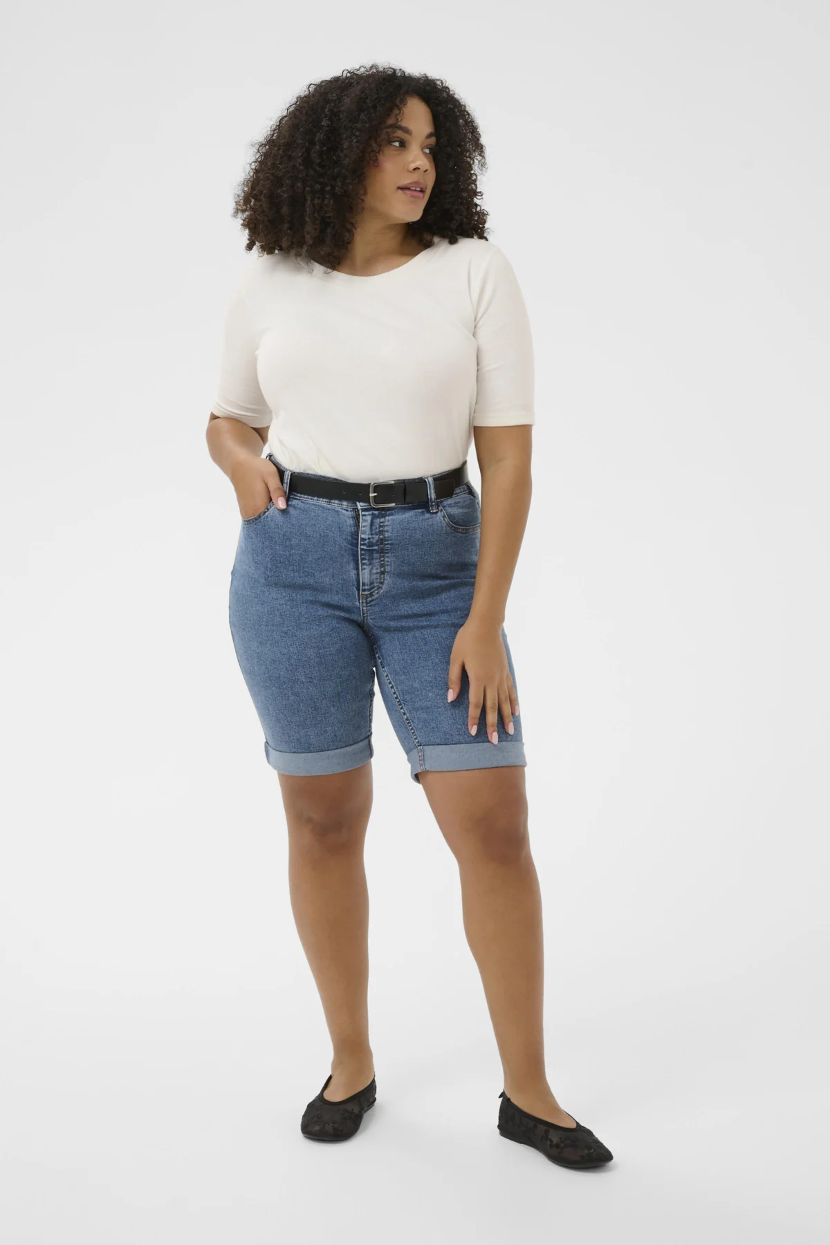 Kaffe curve Short 10584086 103166 - Image 3