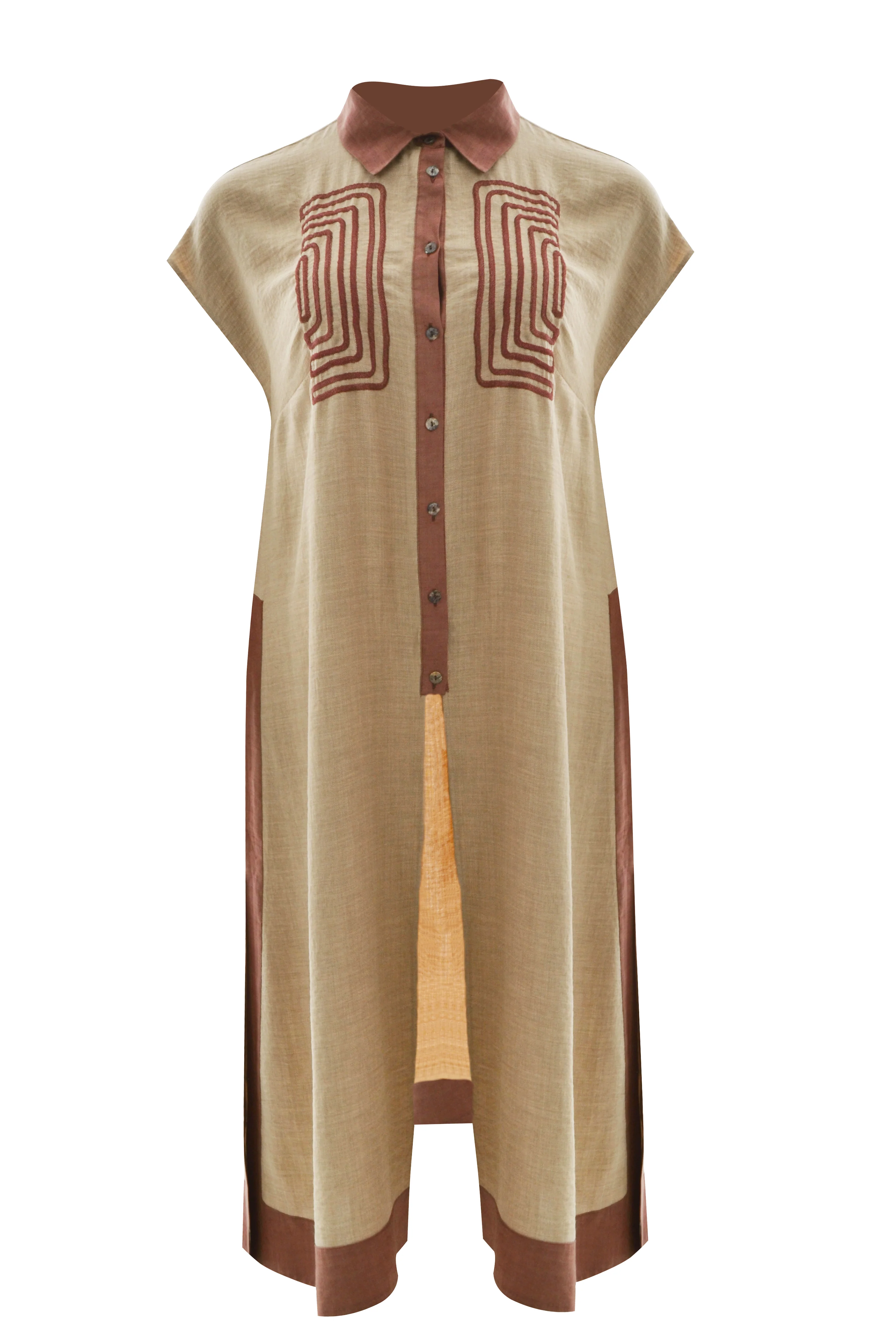 MAT Jurk 8501,7016 BEIGE - Image 2