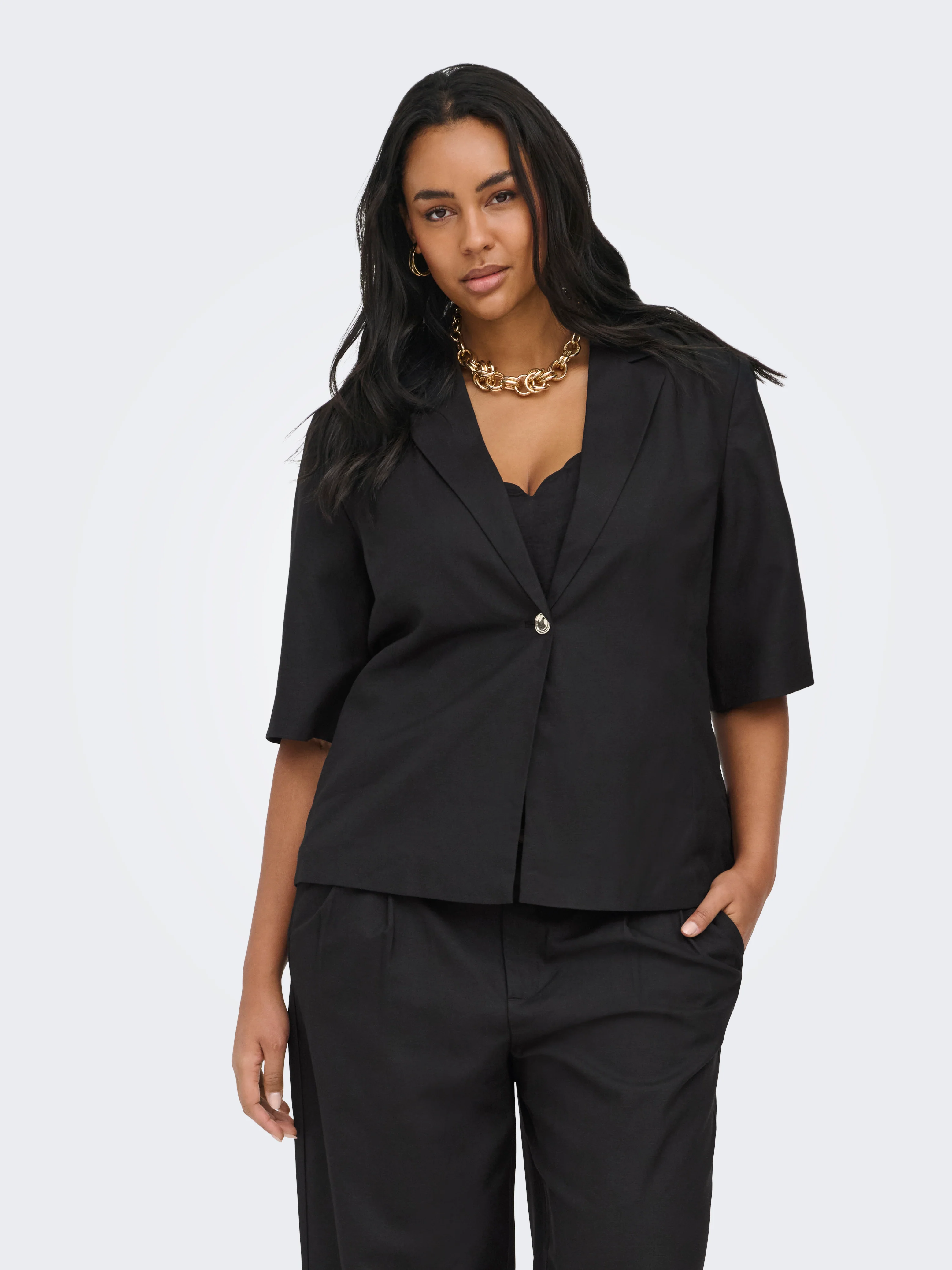 Only Carmakoma Blazer 15375512 177911-Black - Image 50