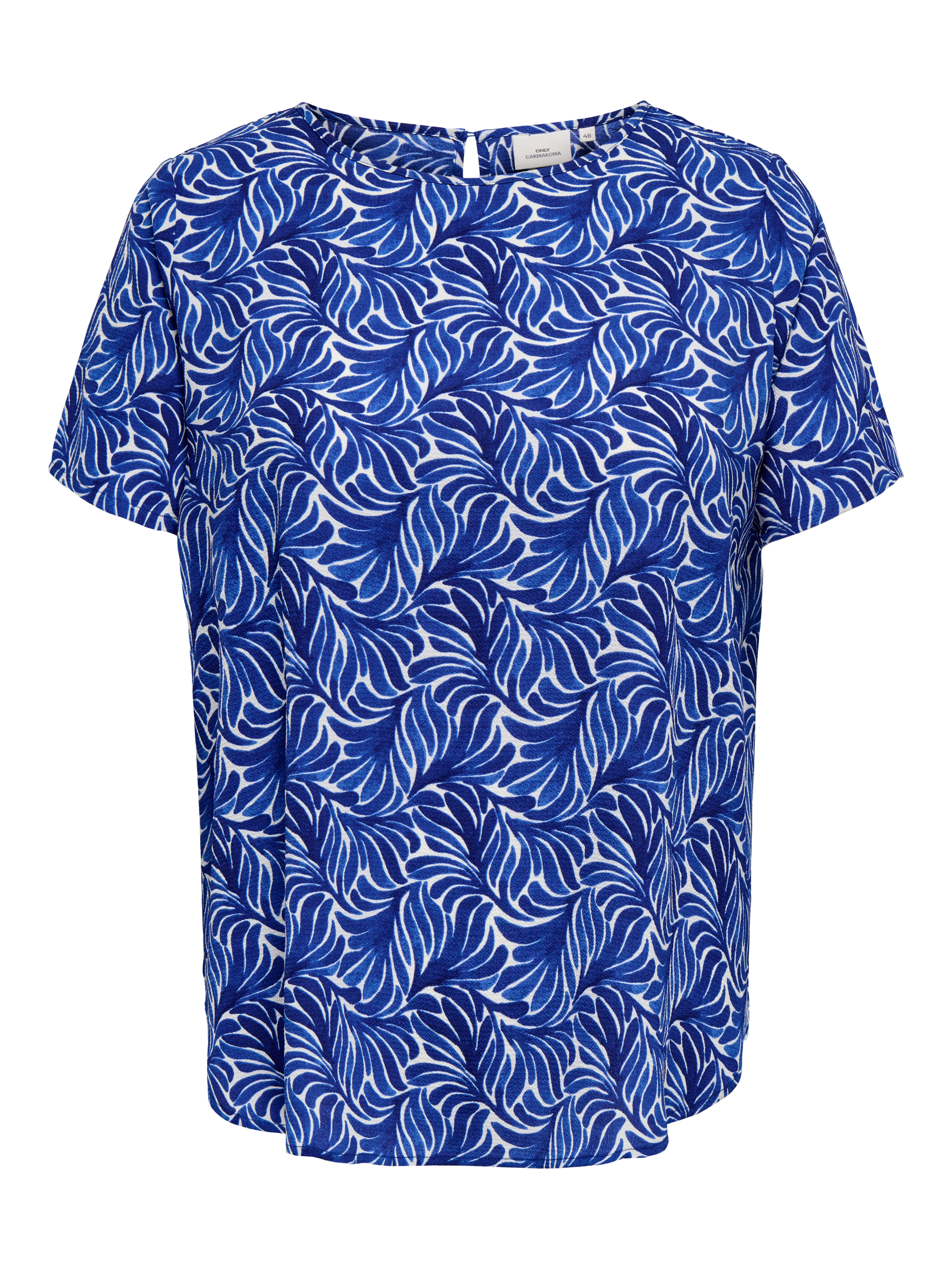 Only Carmakoma Blouse 15218353 206952112-Blueprint/DREAMY LEAVES