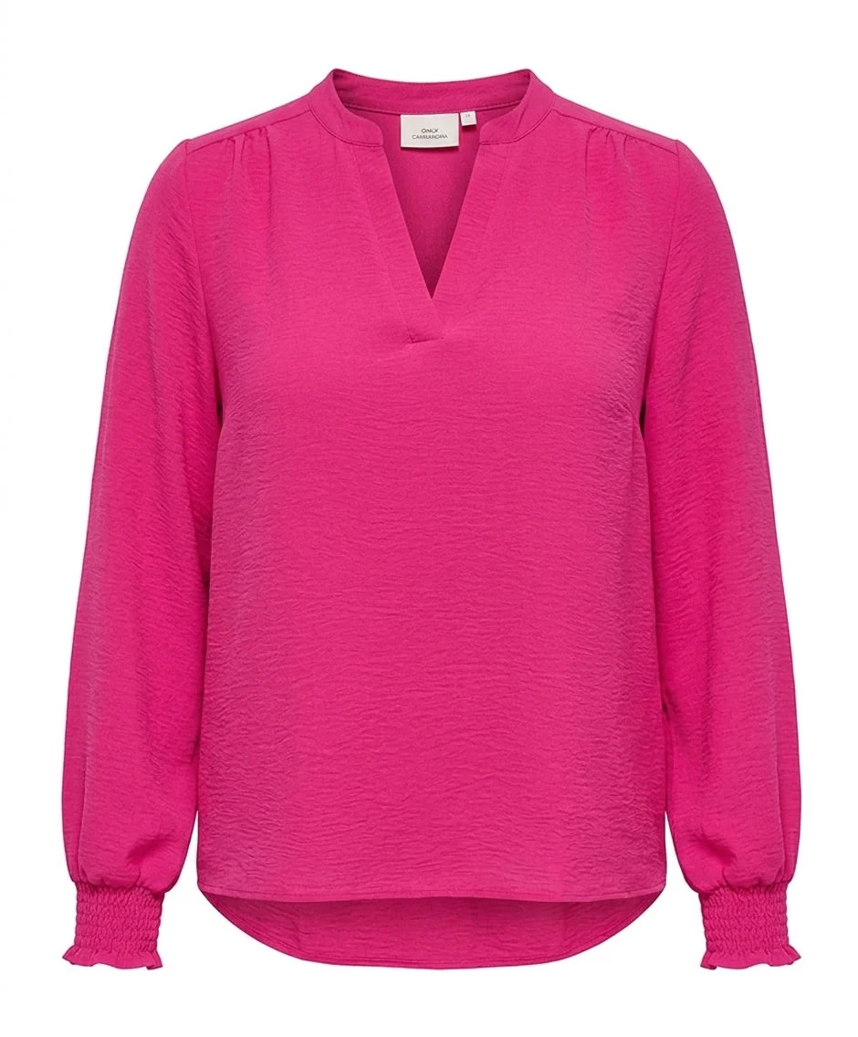 Only Carmakoma Blouse 15285157 178879-Raspberry