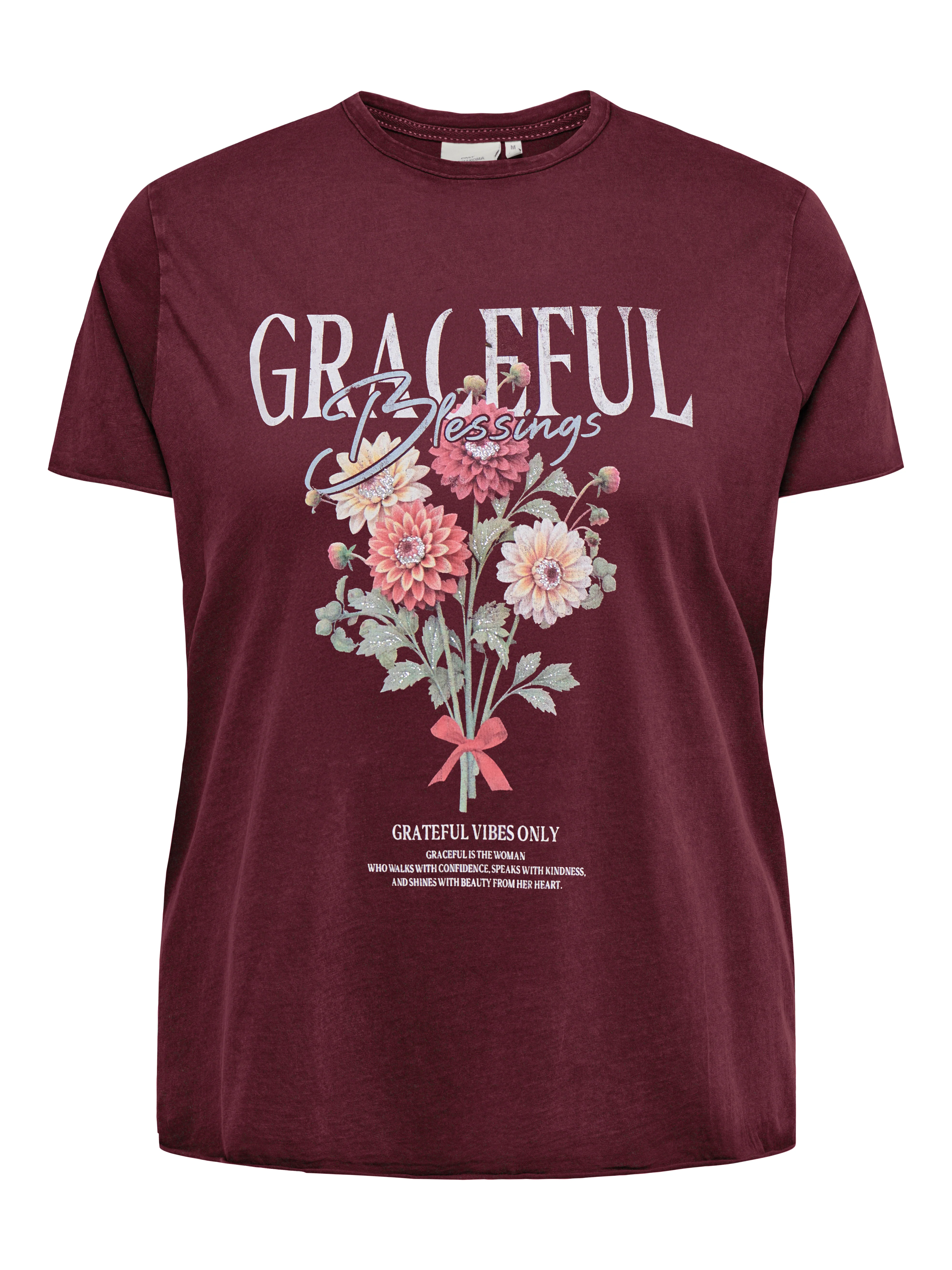 Only Carmakoma Blouse 15299503 177912020-Fig/Graceful blessings - Image 2