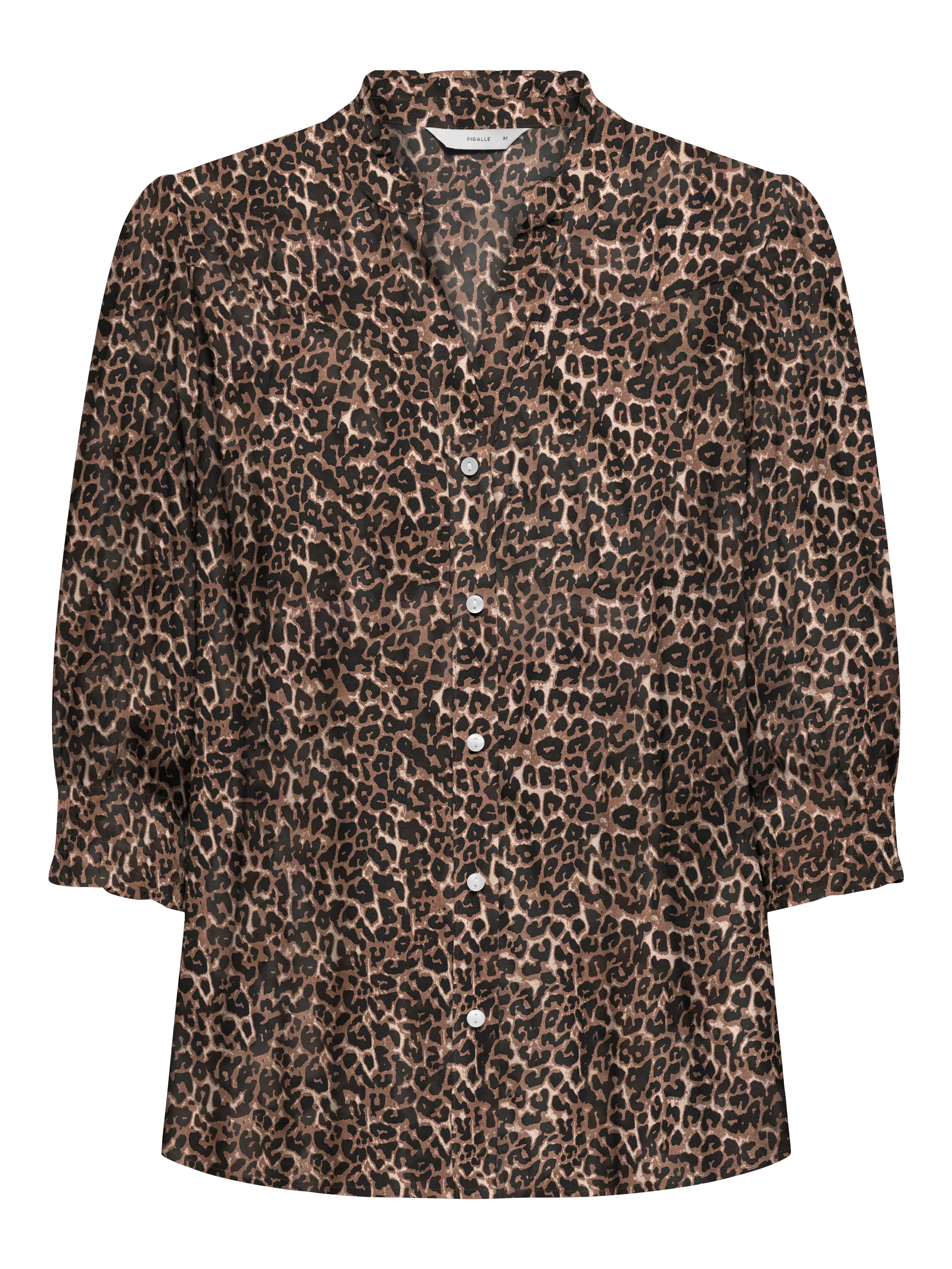 Only Carmakoma Blouse 15358106 177927004-Silver Mink/ANIMAL - Image 4