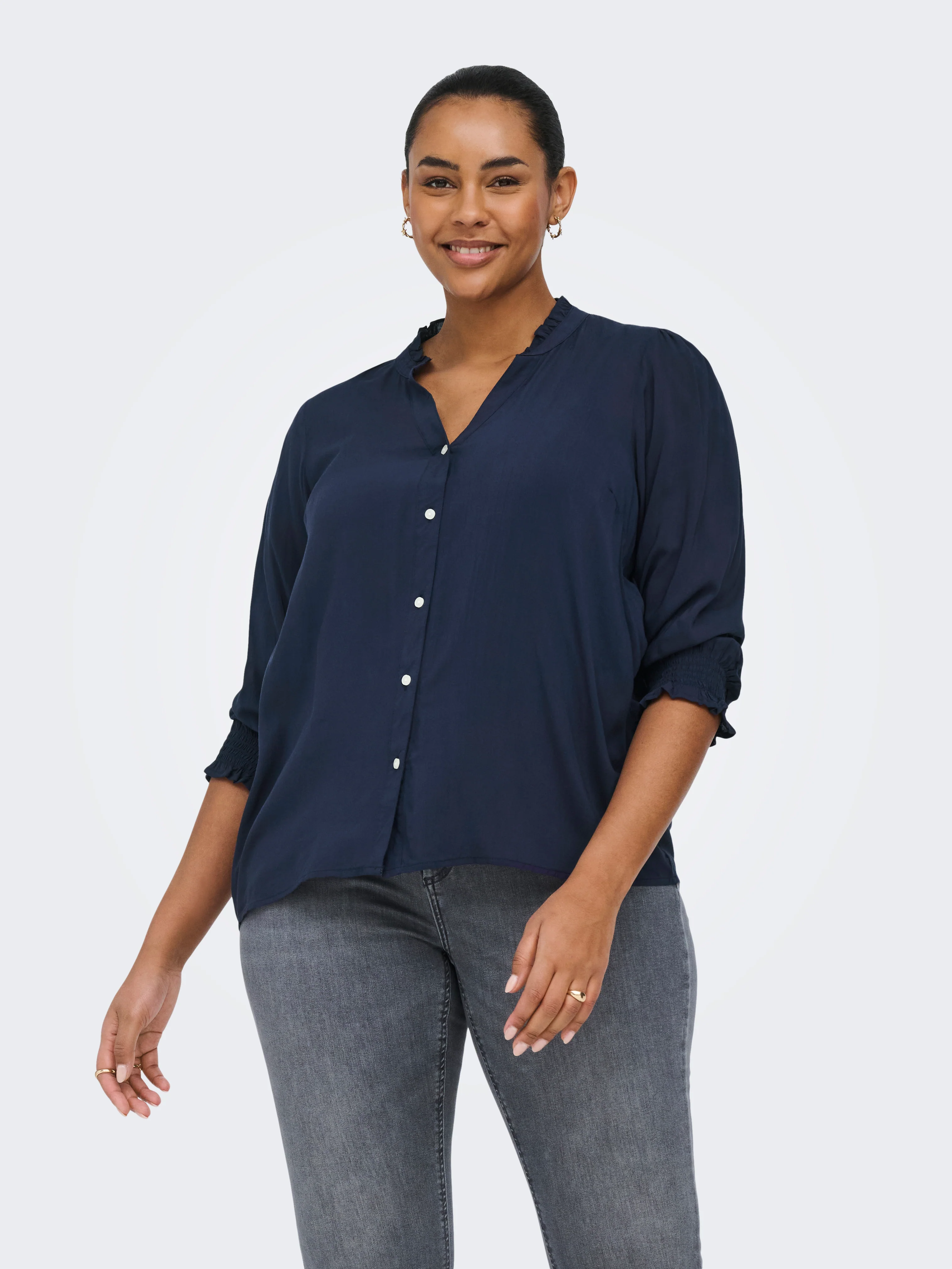 Only Carmakoma Blouse 15358106 194962-Night Sky - Image 2