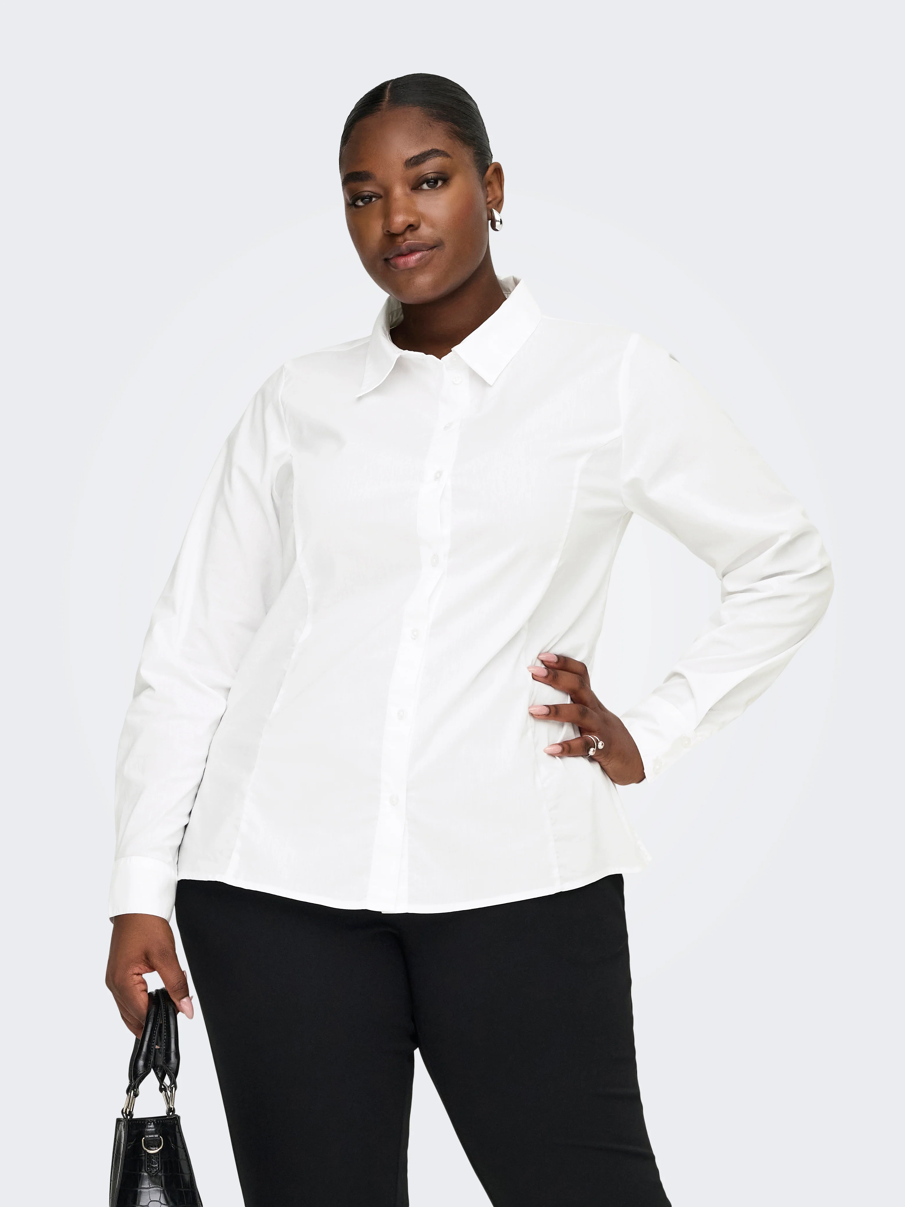 Only Carmakoma Blouse 15369462 190858-Bright White - Image 51