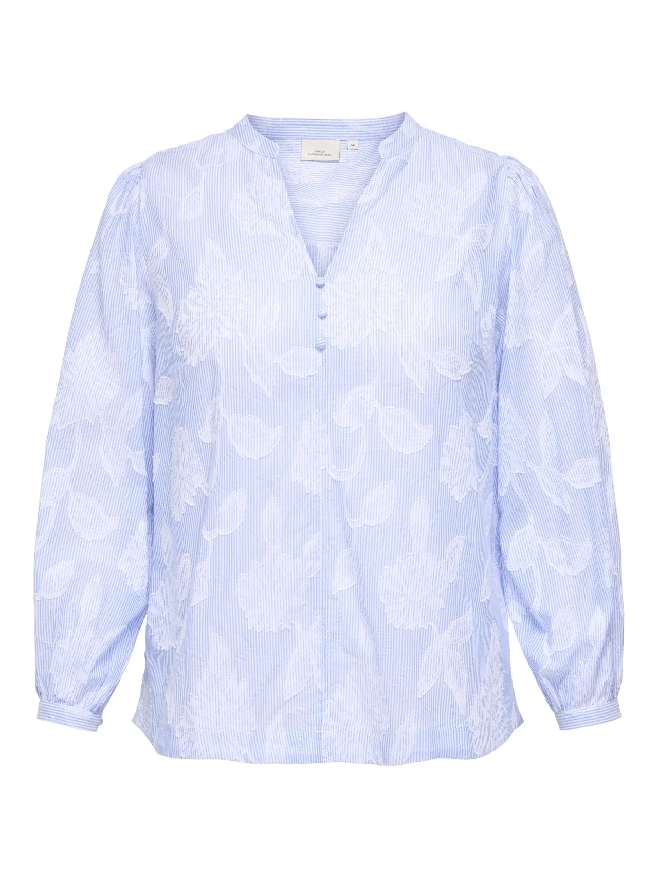 Only Carmakoma Blouse 15369495 193179-Cashmere Blue - Image 3