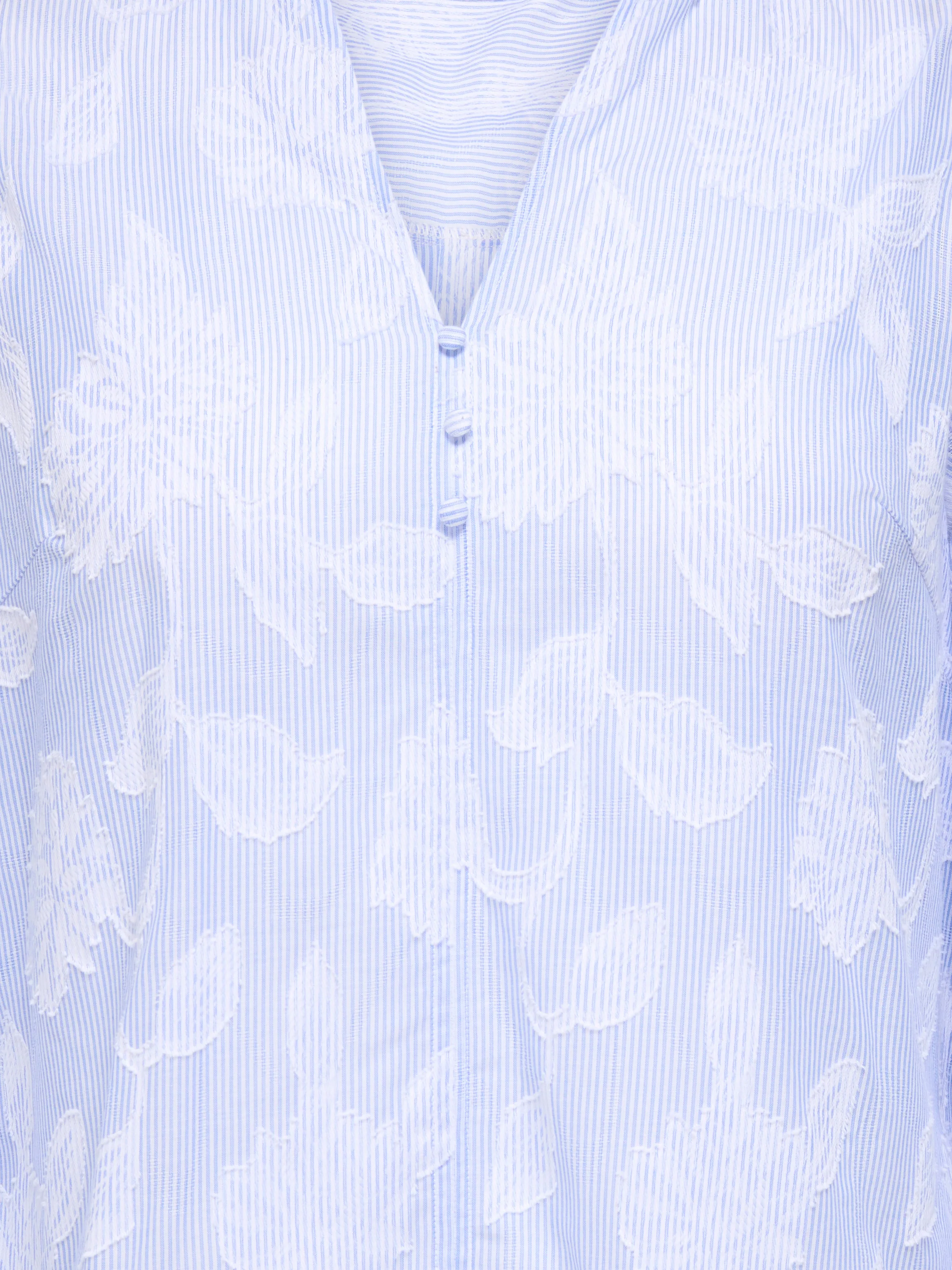 Only Carmakoma Blouse 15369495 193179-Cashmere Blue - Image 4