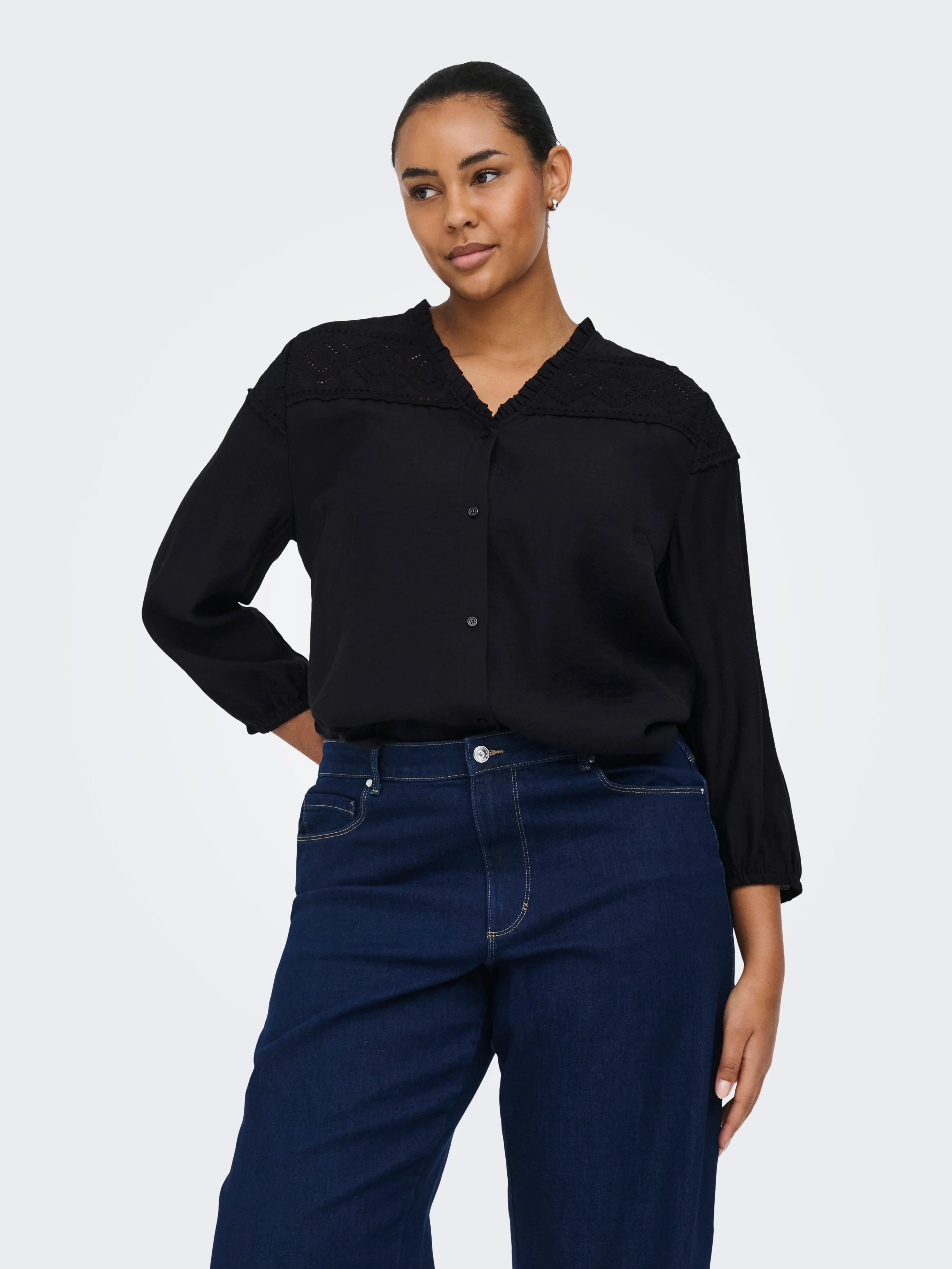 Only Carmakoma Blouse 15369606 177911-Black - Image 63