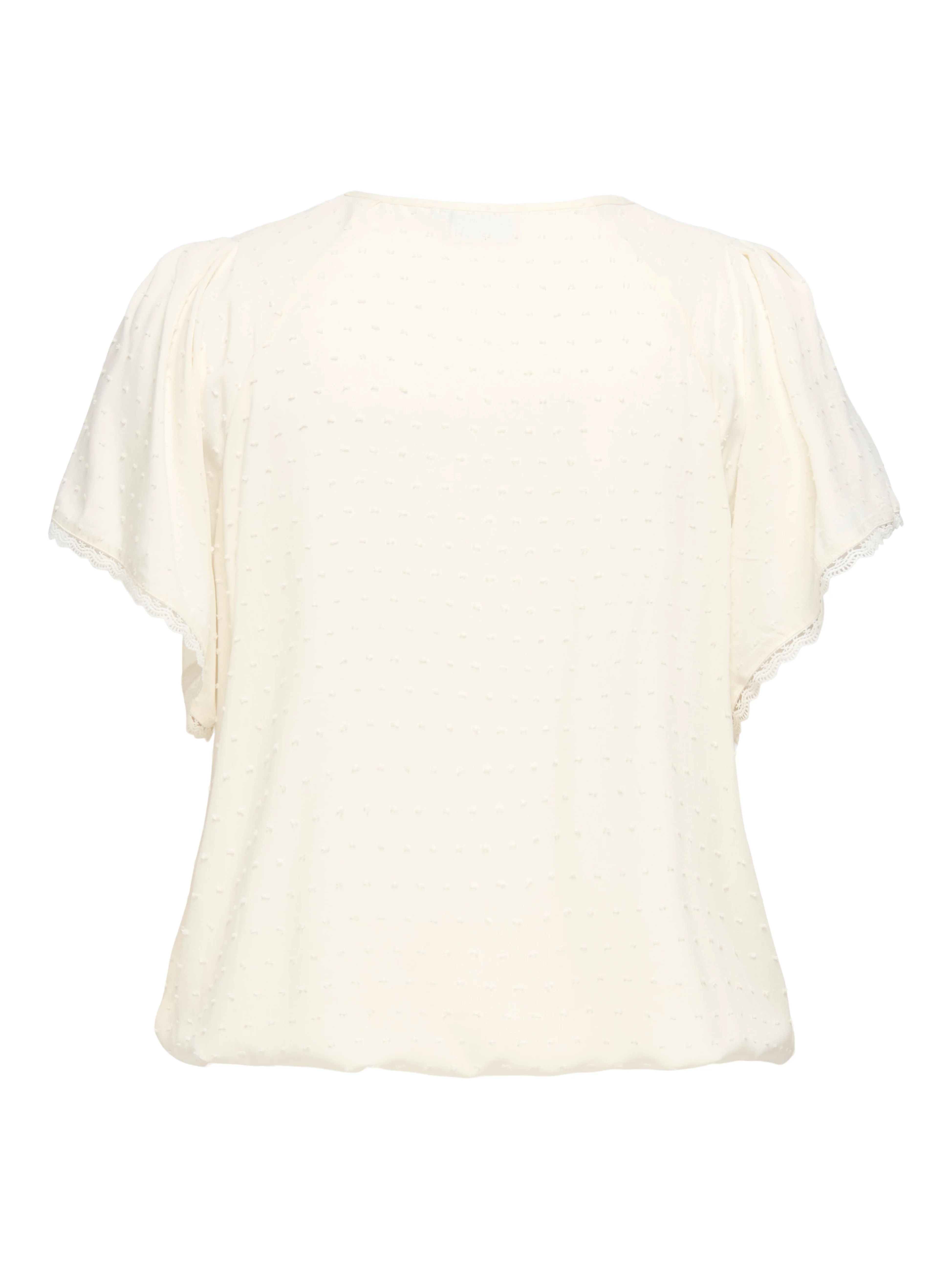 Only Carmakoma Blouse 15369648 177922-Cloud Dancer - Image 2