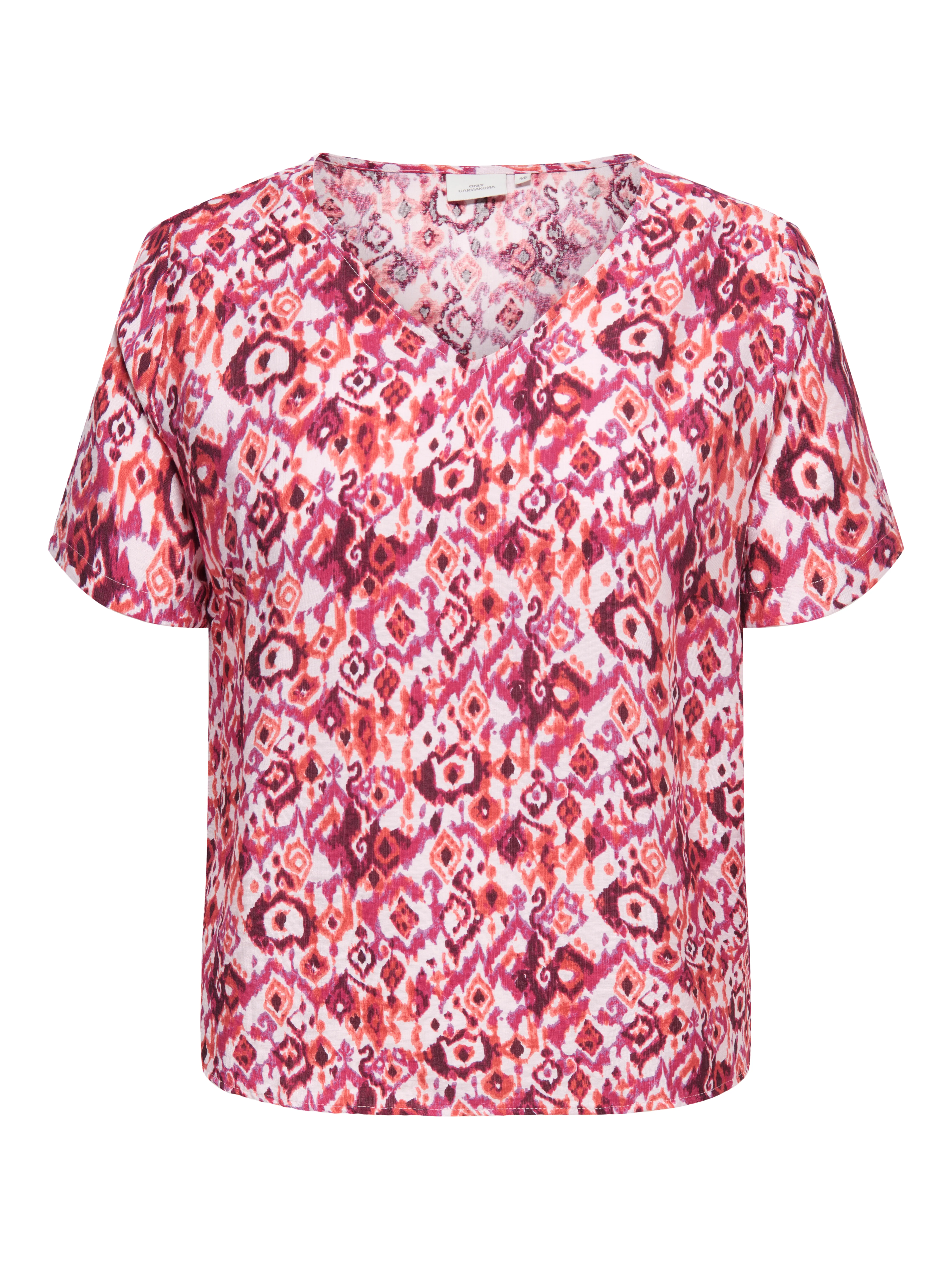 Only Carmakoma Blouse 15372136 219990003-Fuchsia Pink/SUMMER GEO - Image 27