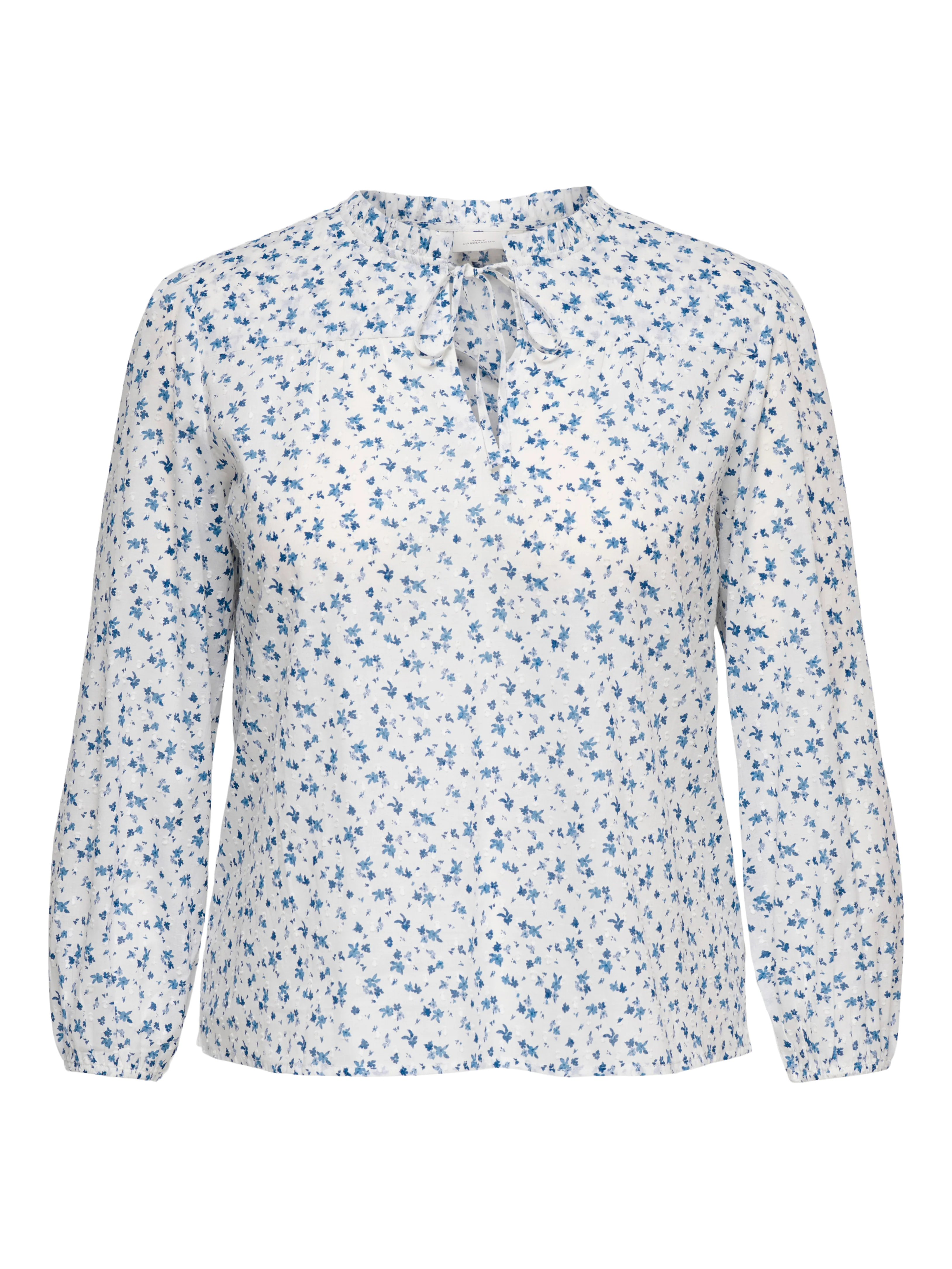 Only Carmakoma Blouse 15372819 177922003-Cloud Dancer/SOFIA FLOWER - Image 3