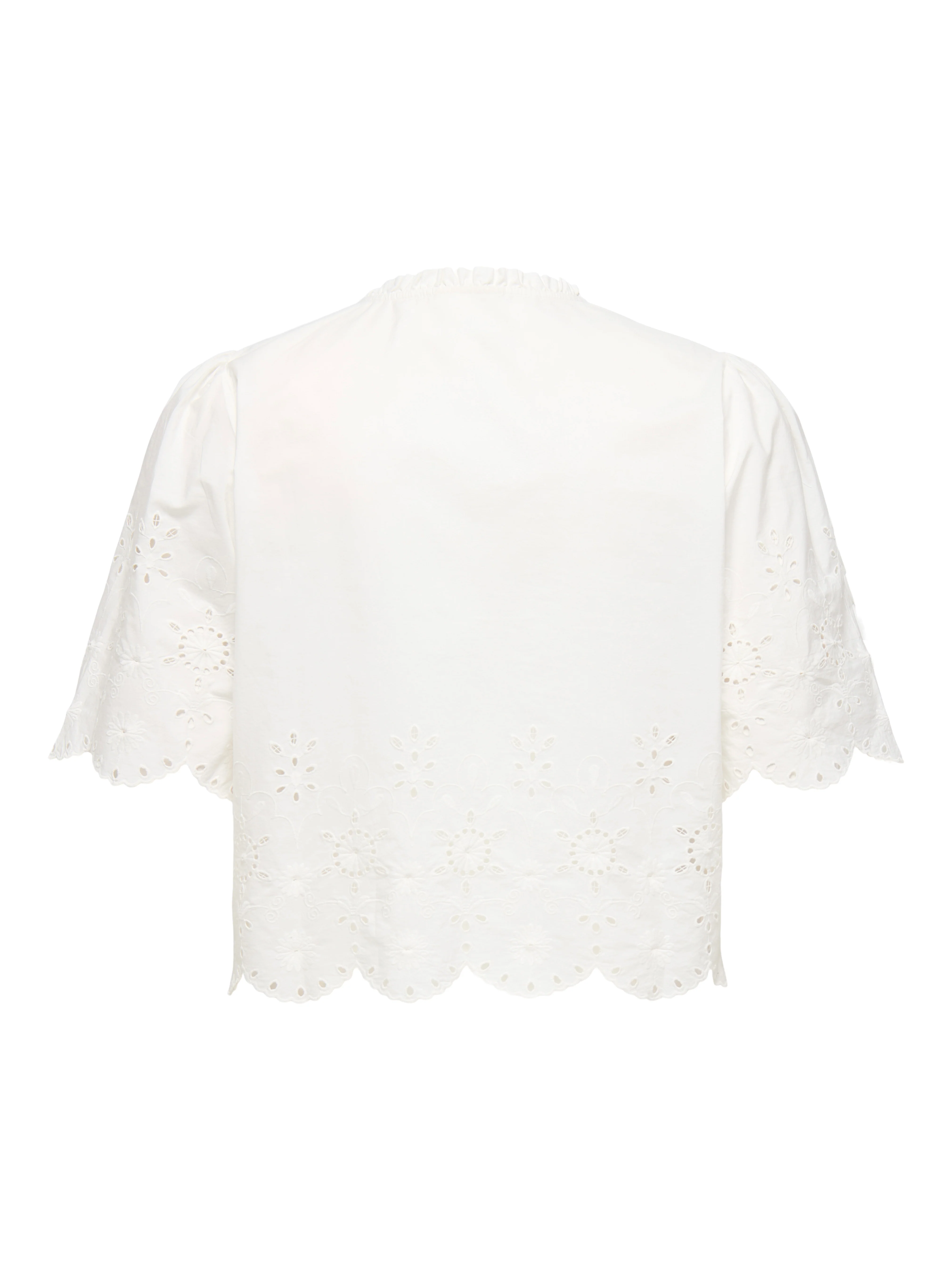 Only Carmakoma Blouse 15373754 177922-Cloud Dancer - Image 7