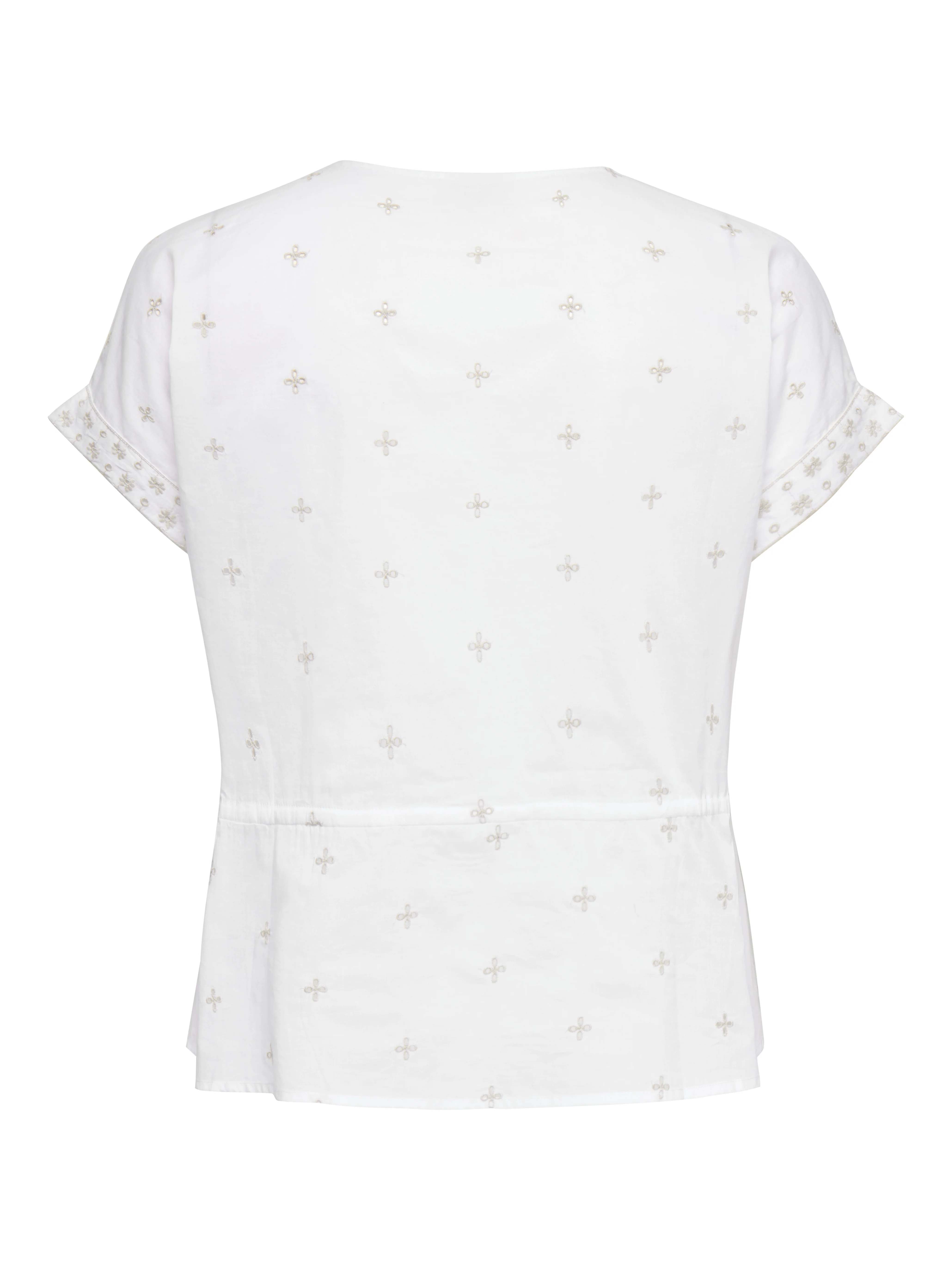 Only Carmakoma Blouse 15375589 190858001-Bright White/PUMICE STONE EMB - Image 6