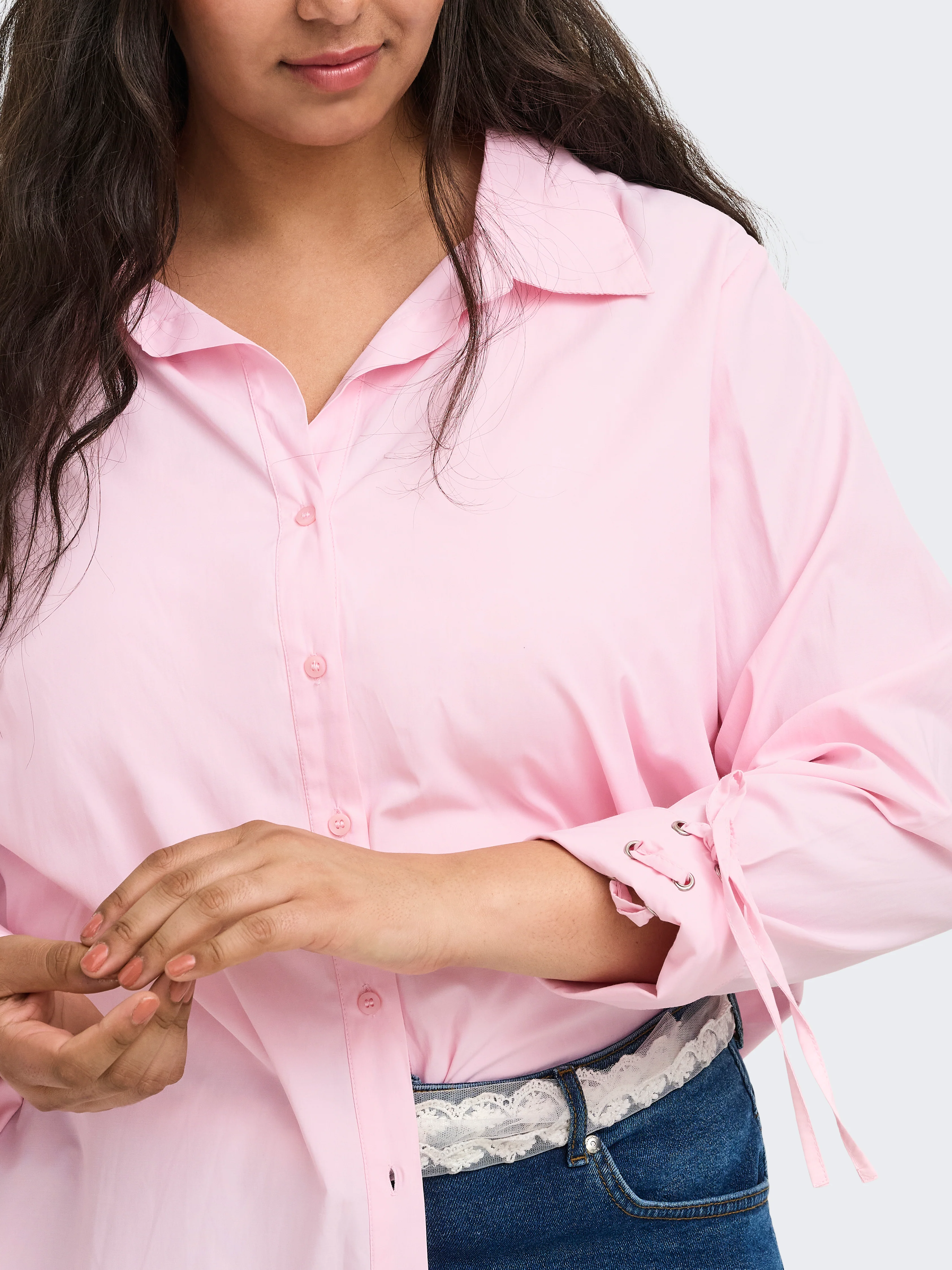 Only Carmakoma Blouse 15377819 234475-Roseate Spoonbill - Image 5