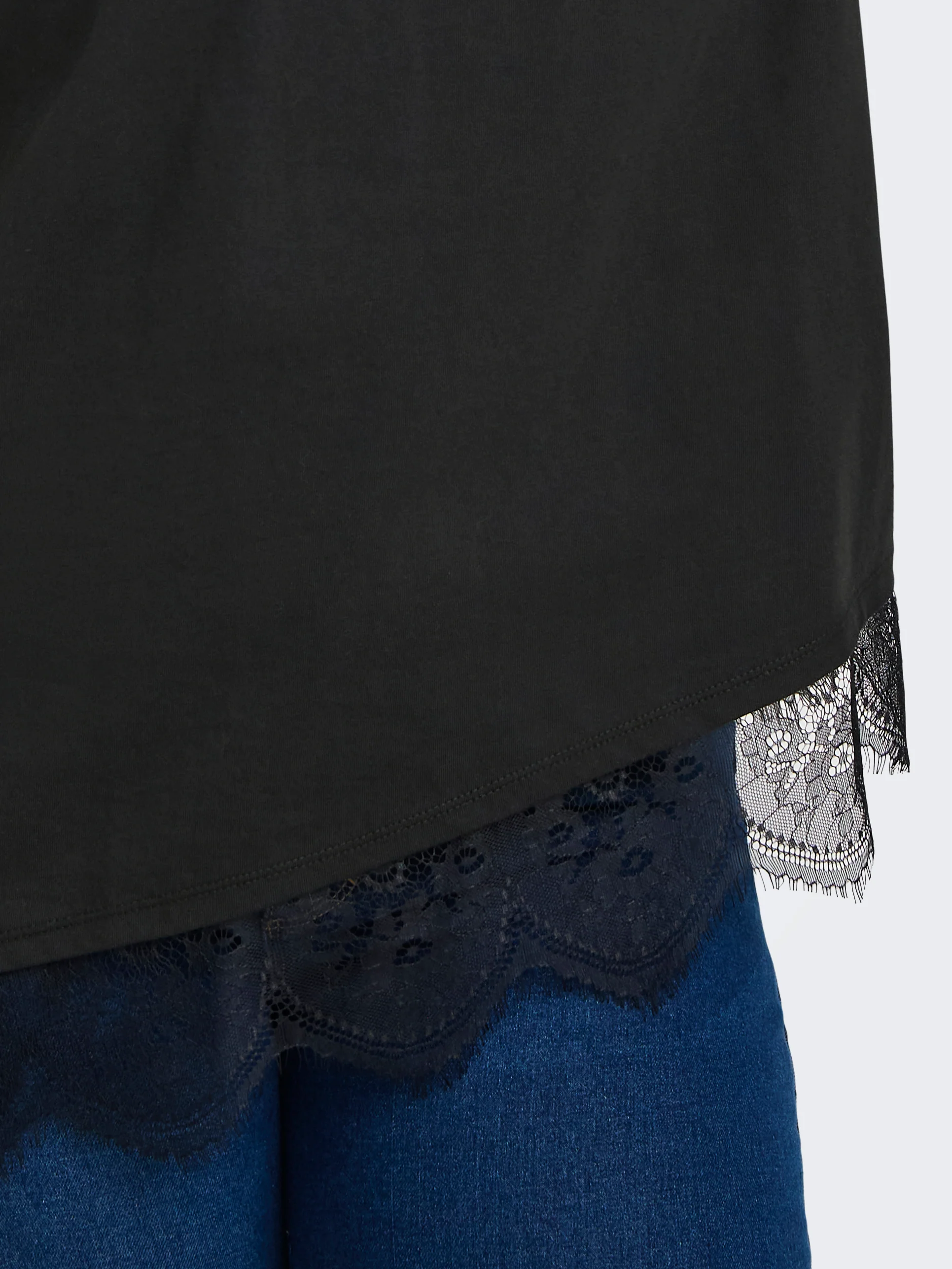 Only Carmakoma Blouse 15387828 177911002-Black/BLACK LACE - Image 37